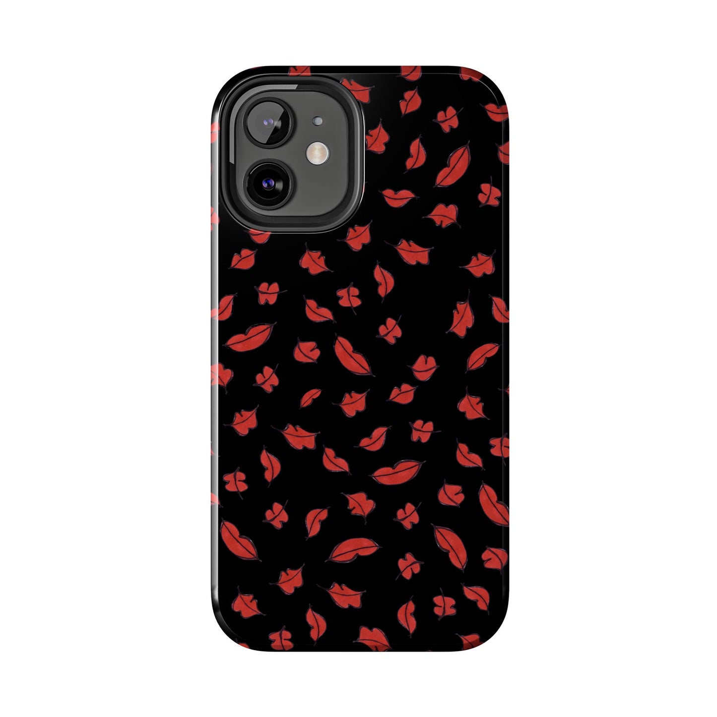 Autumn Lips Black Phone Case