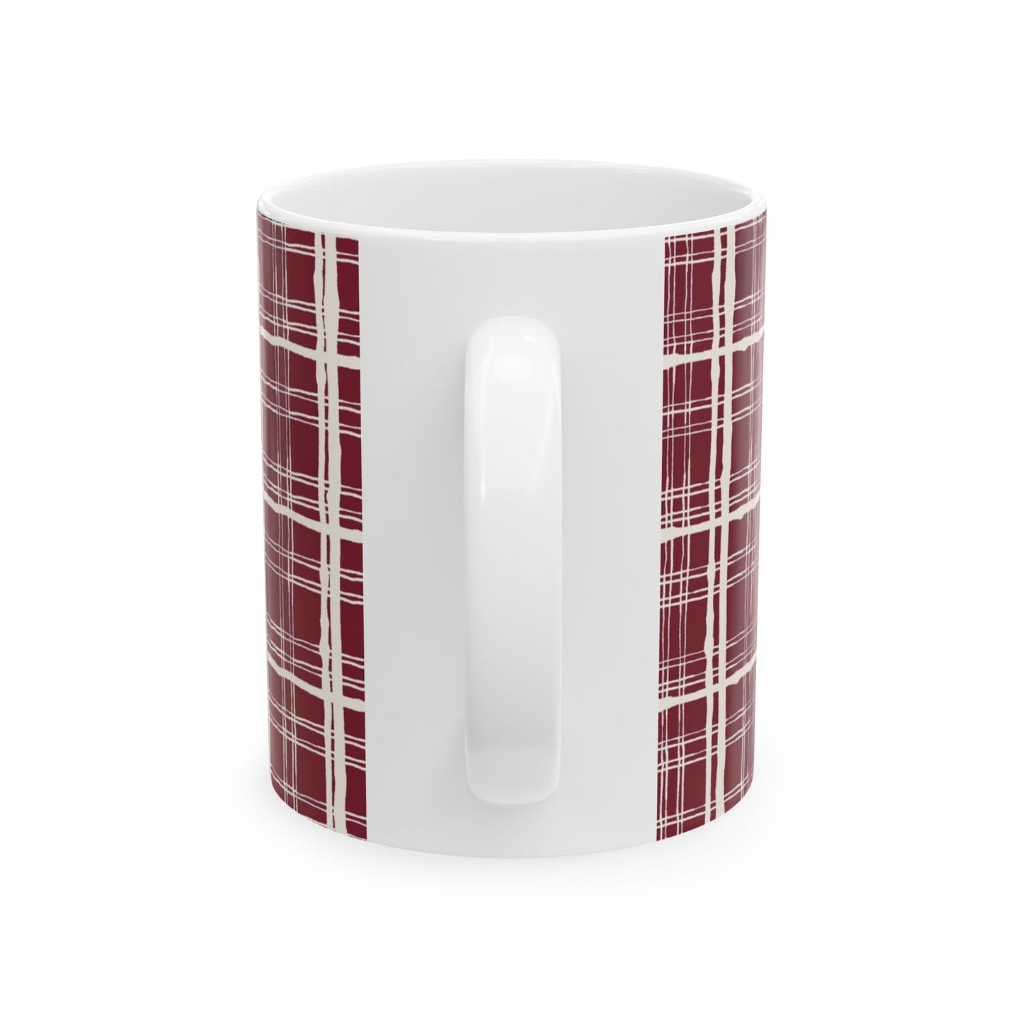 Red Plaid Cup