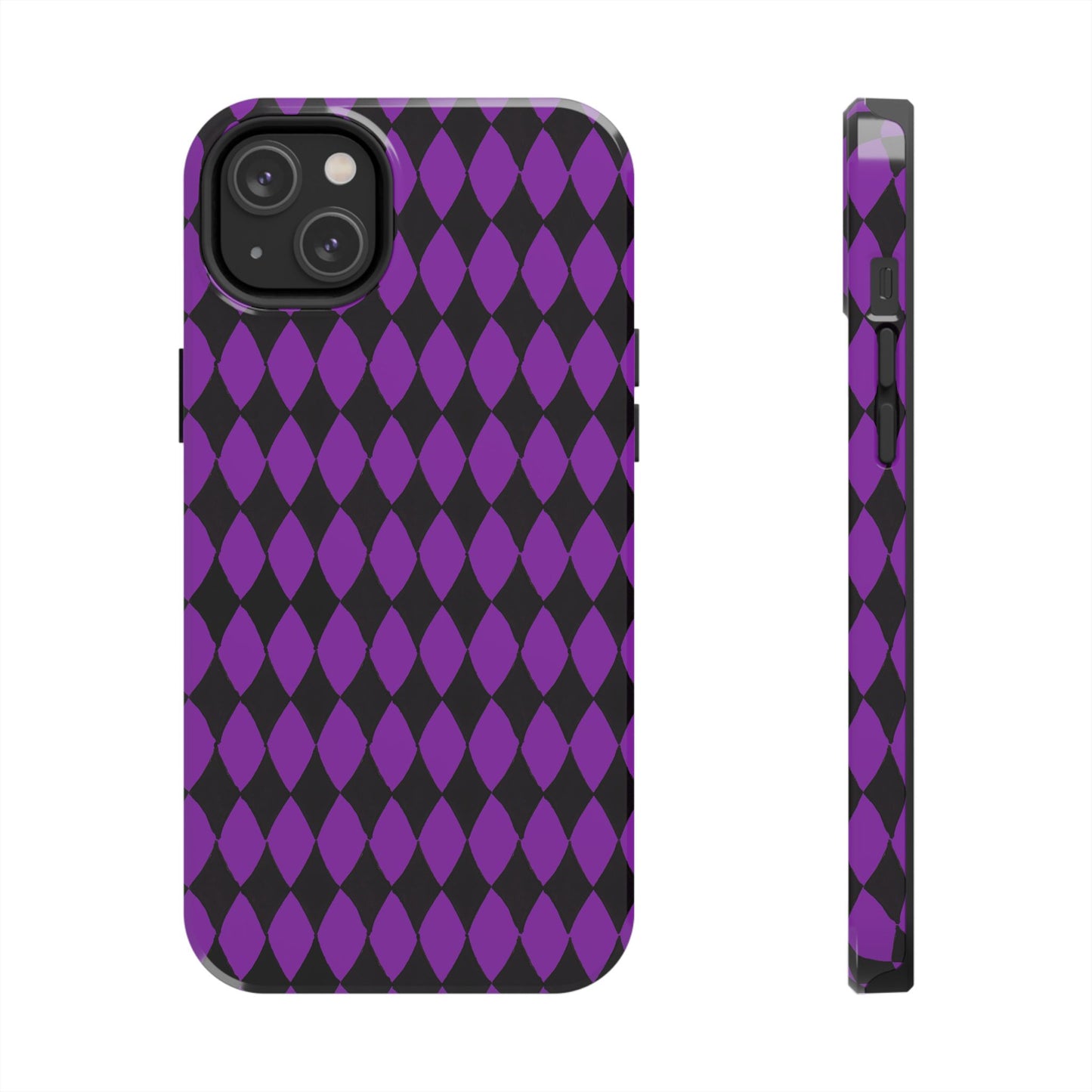 Diamond Purple / Black Phone Case
