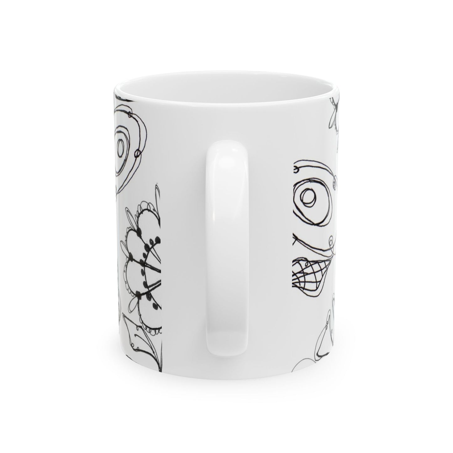 Paper Posies White Cup