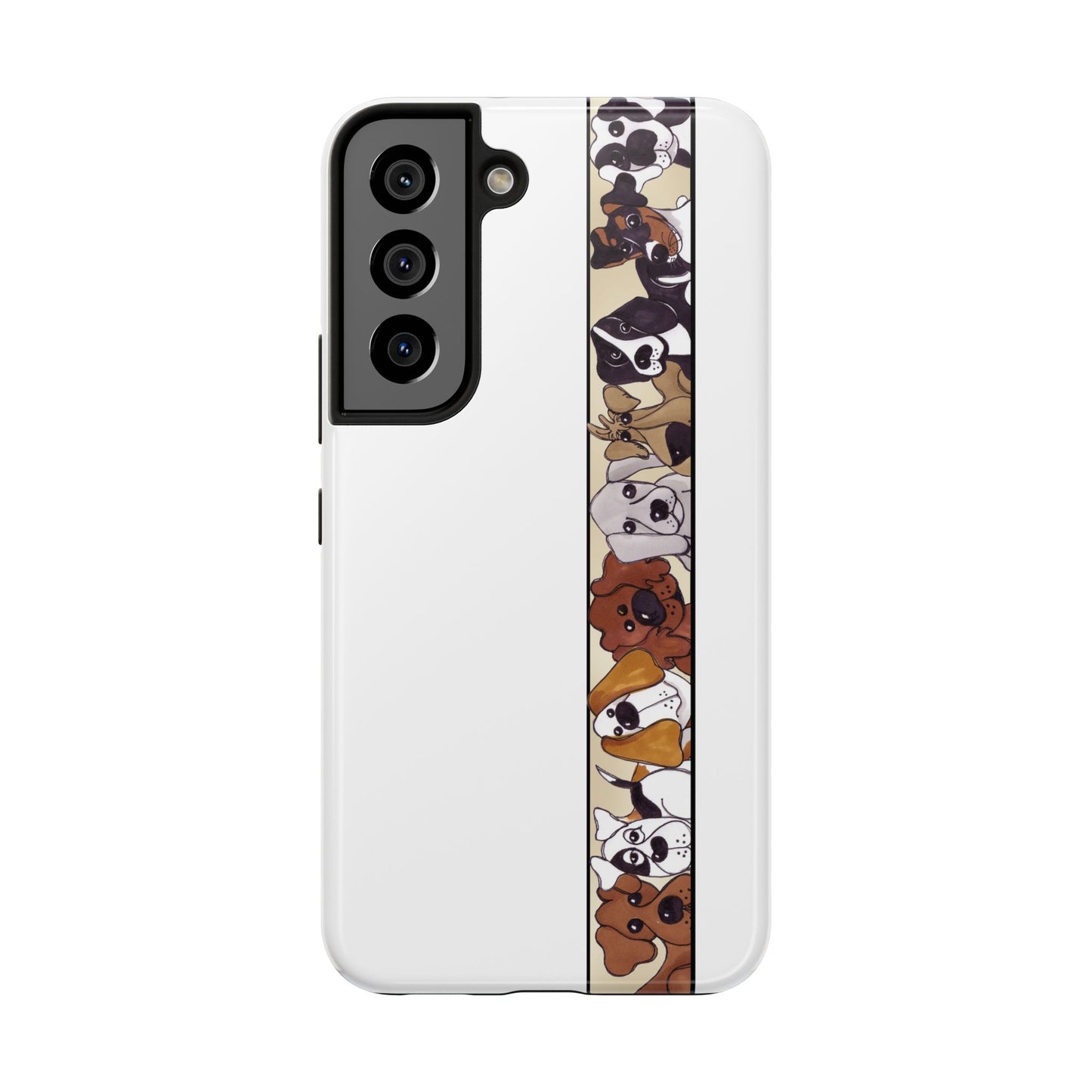 Doggie Delight Border Phone Case