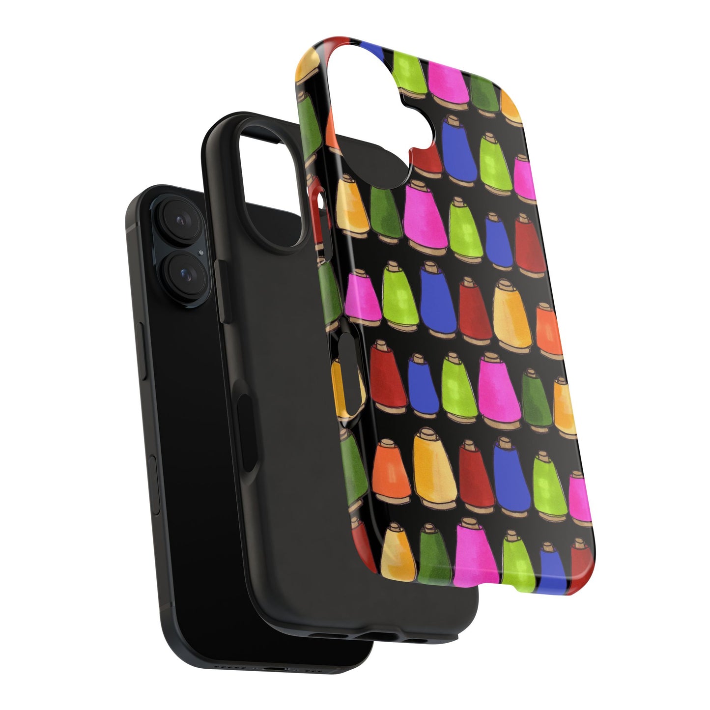 Coneiferous Black / Multi Phone Case