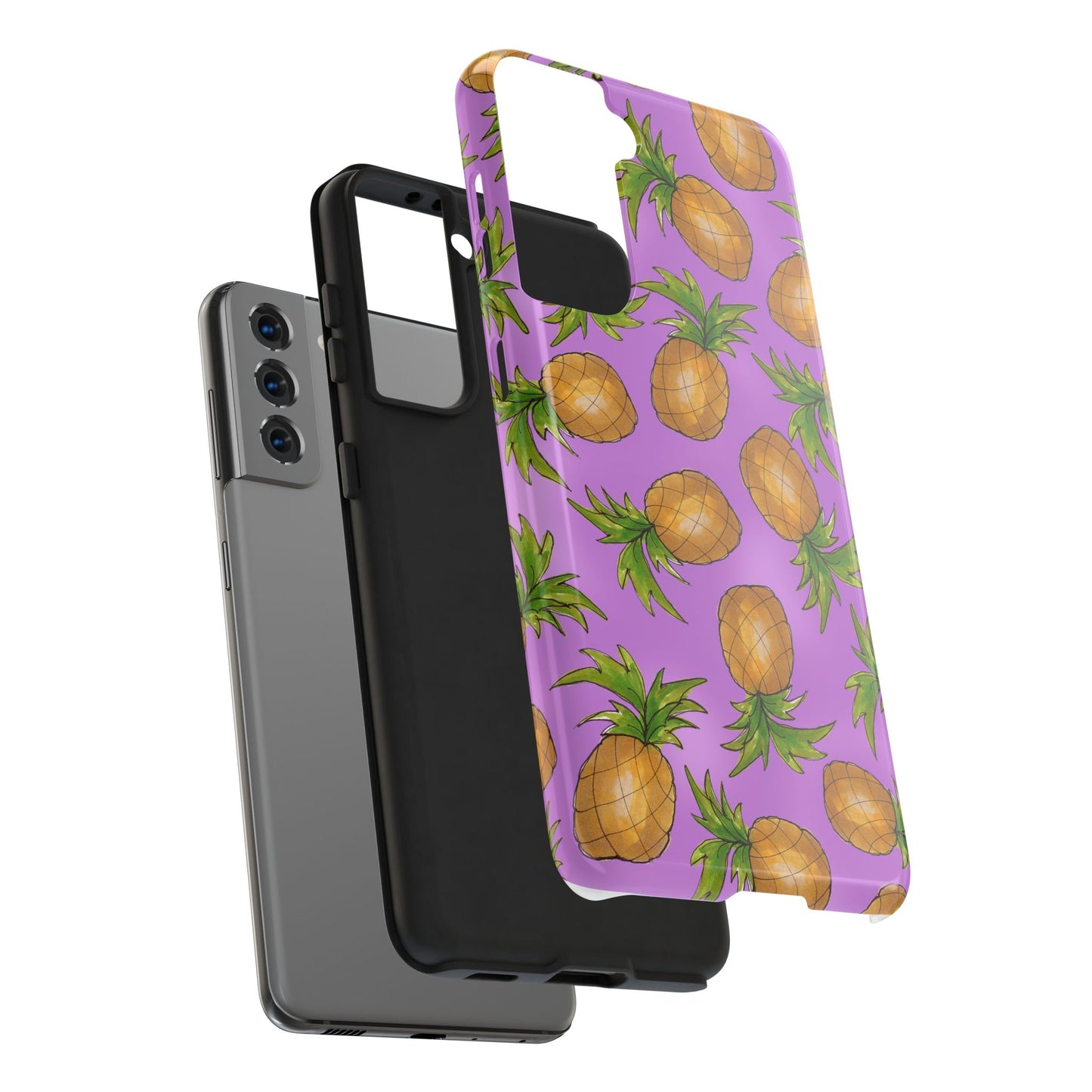 Pineapple Toss Lilac Phone Case
