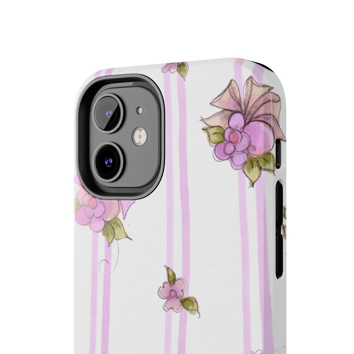 Flower Model Flower Stripe Phone Case