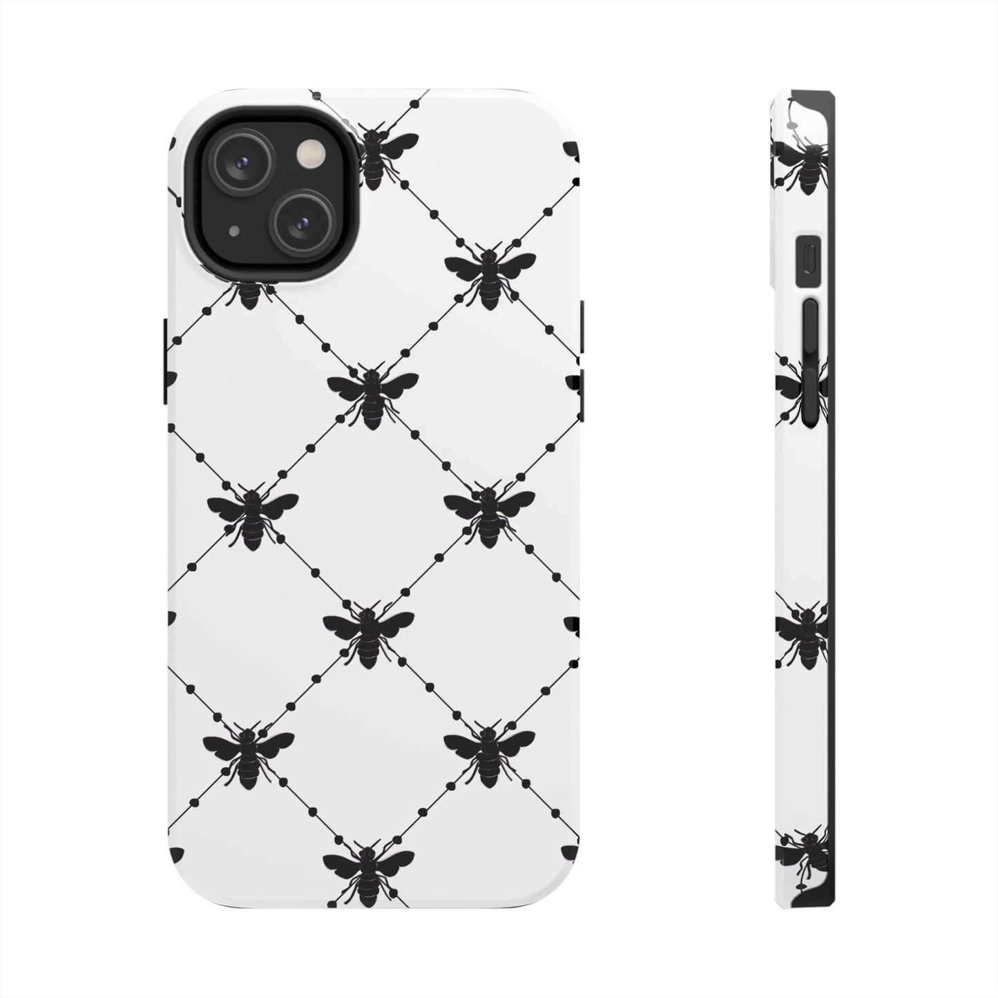 Beaded Bees White Phone Case