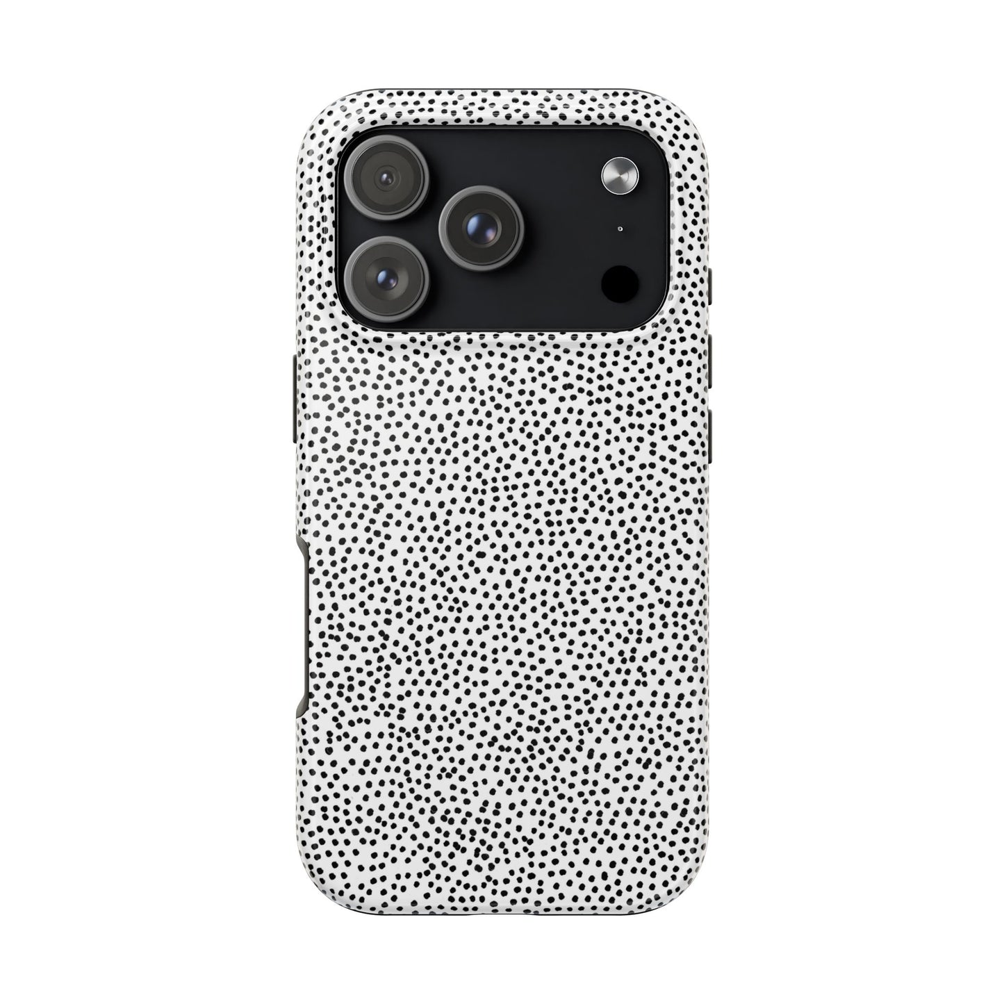 Baby Dots White / Black Phone Case