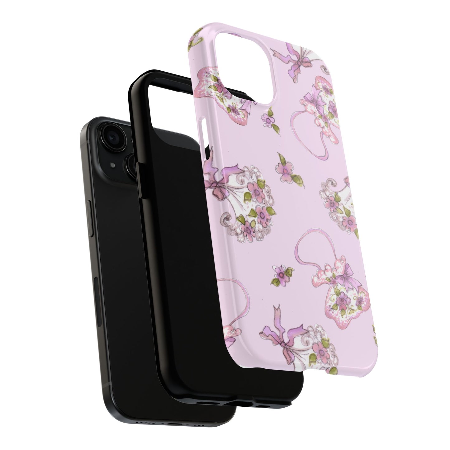 Flower Model Hand Bag Phone Case