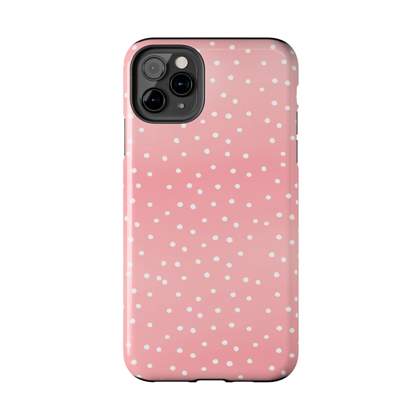 Dinky Dots Coral / White Phone Case