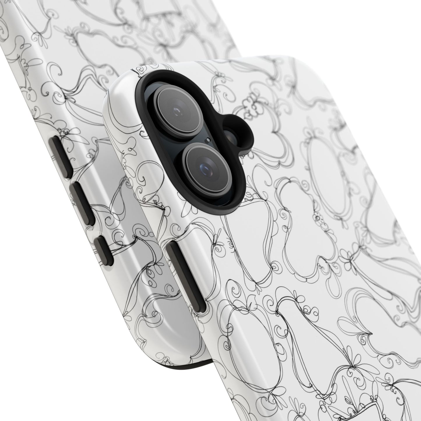 Frames White / Black Phone Case