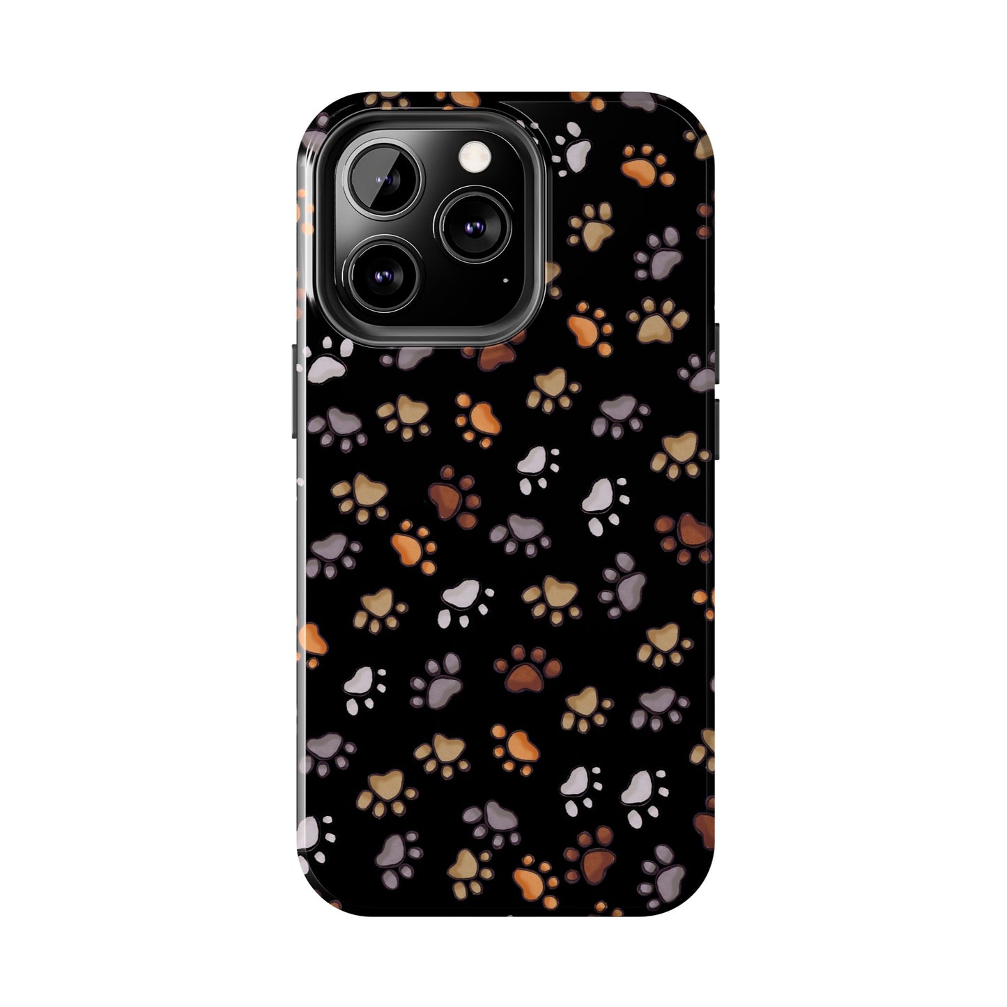 Puppy Paws Black Phone Case