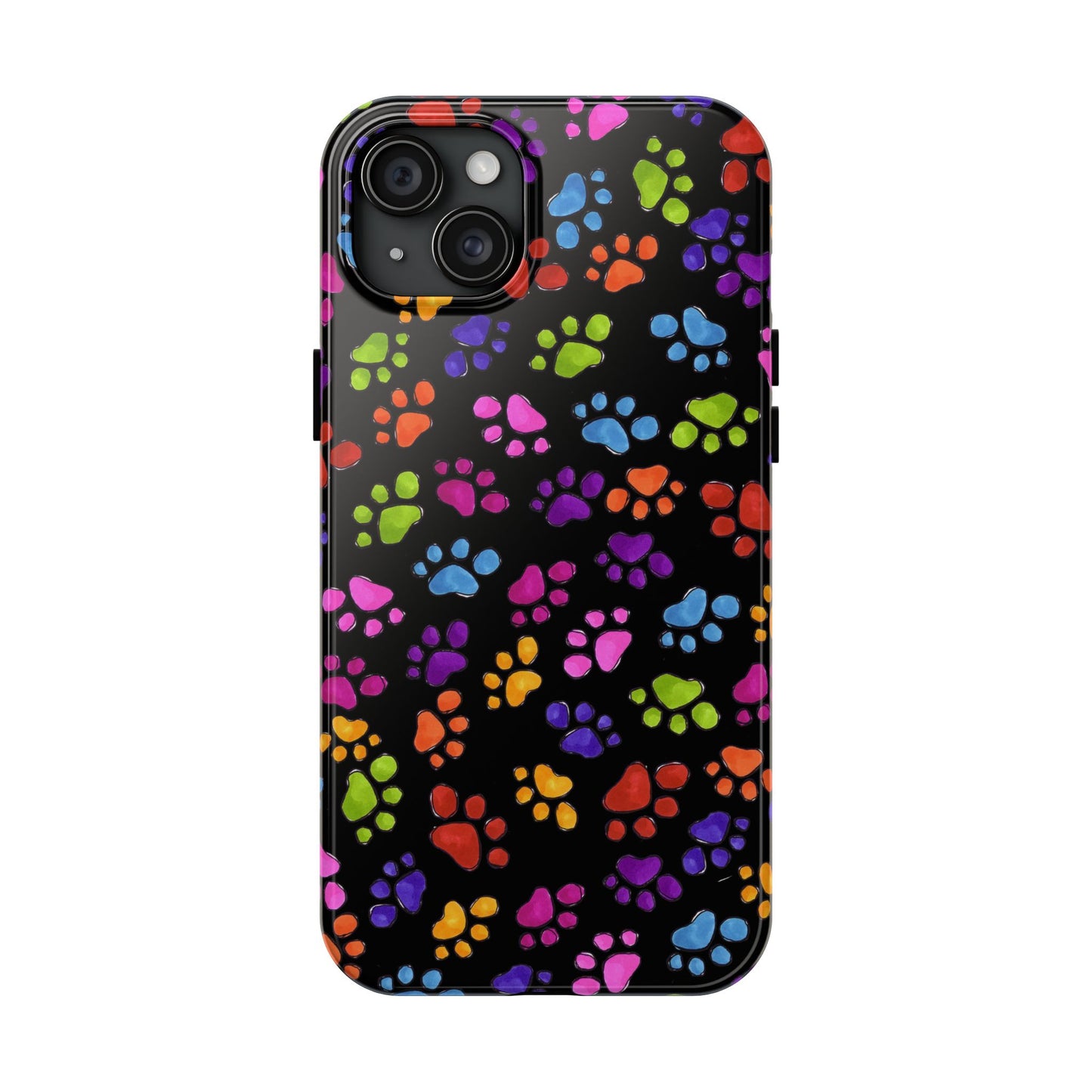 Fancy Paws Black Phone Case