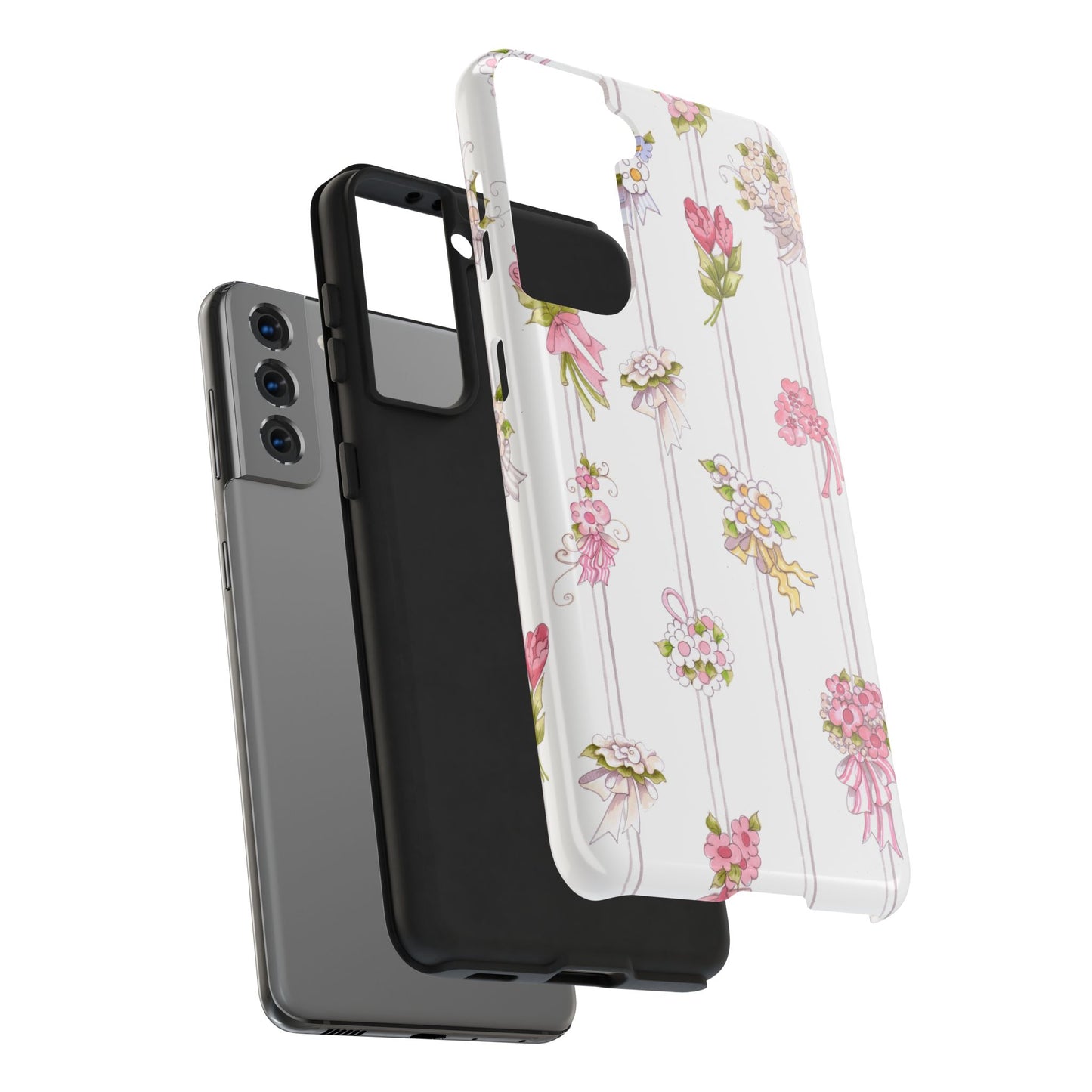 Bouquet Stripe Phone Case