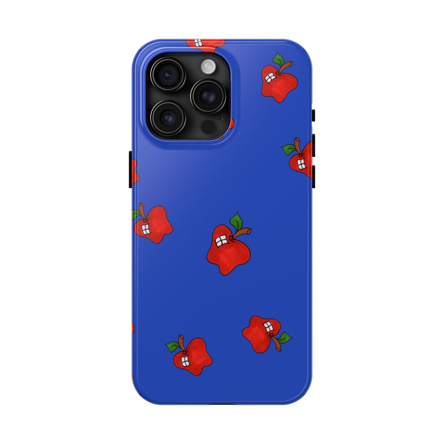 Flying Apples Blue Phone Case