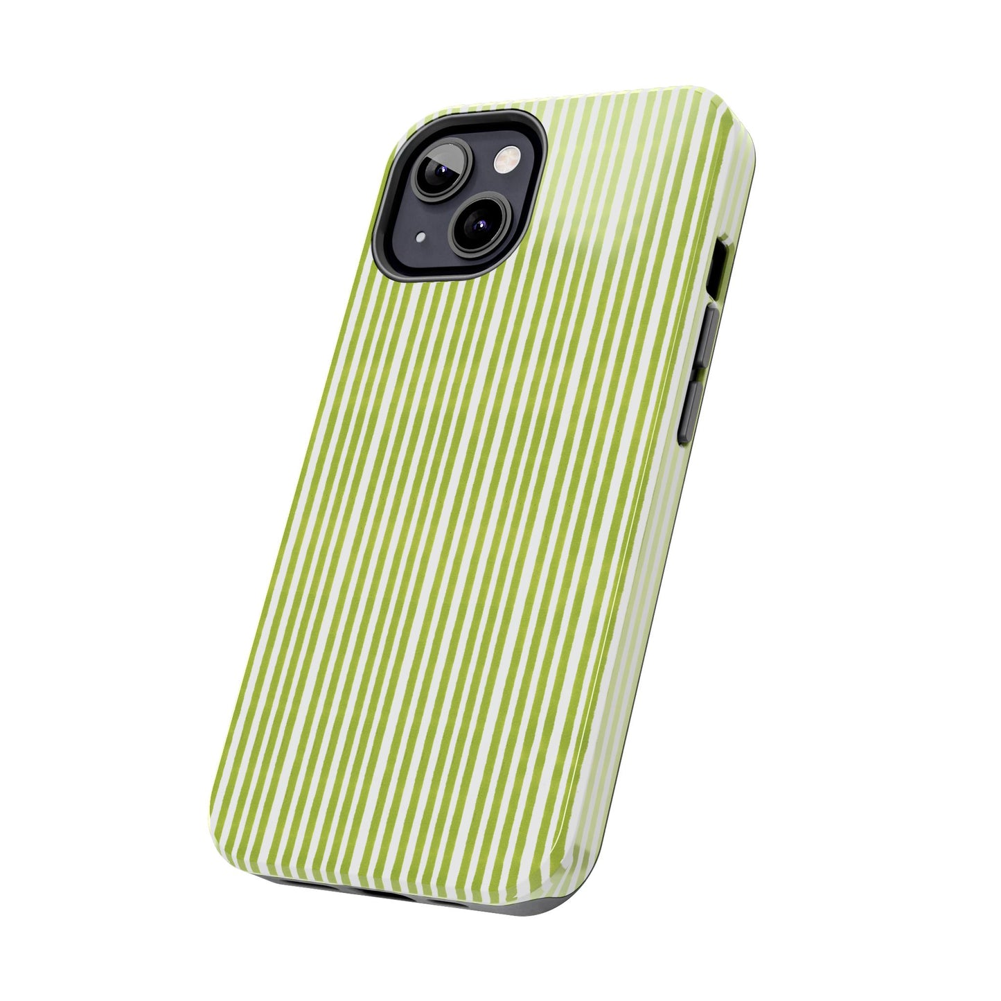Lazy Stripe Lime Phone Case