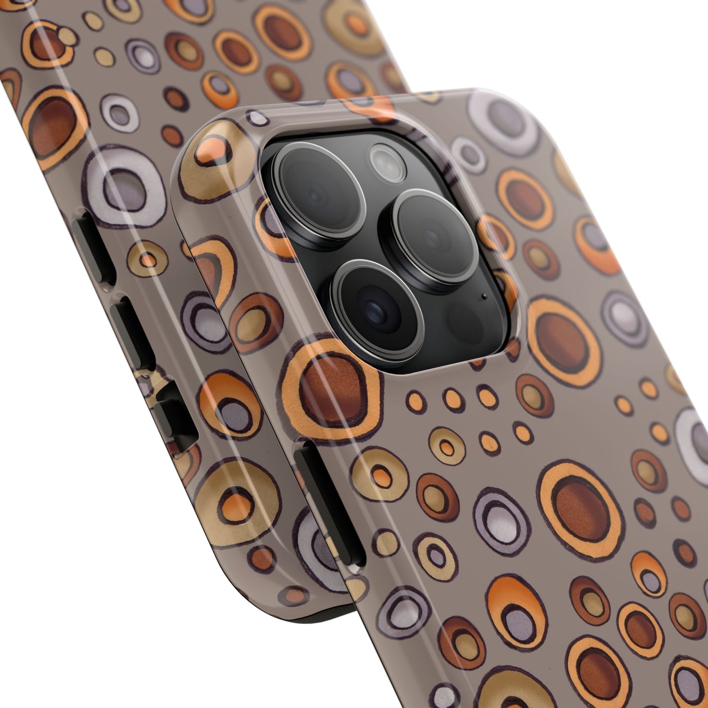 Doggy Dots Gray Phone Case