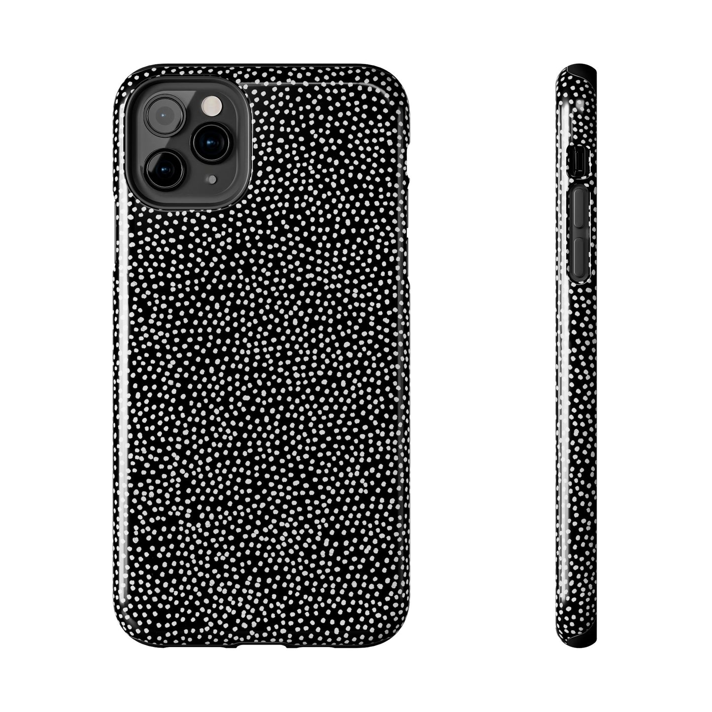 Baby Dots Black / White Phone Case