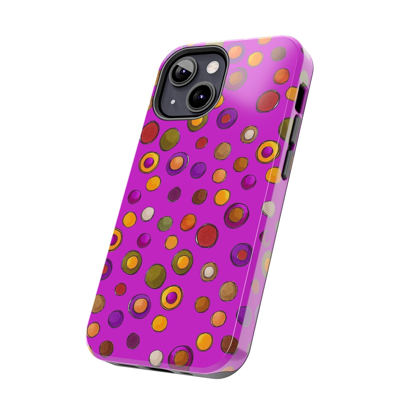 Double Dot Fuchsia Phone Case