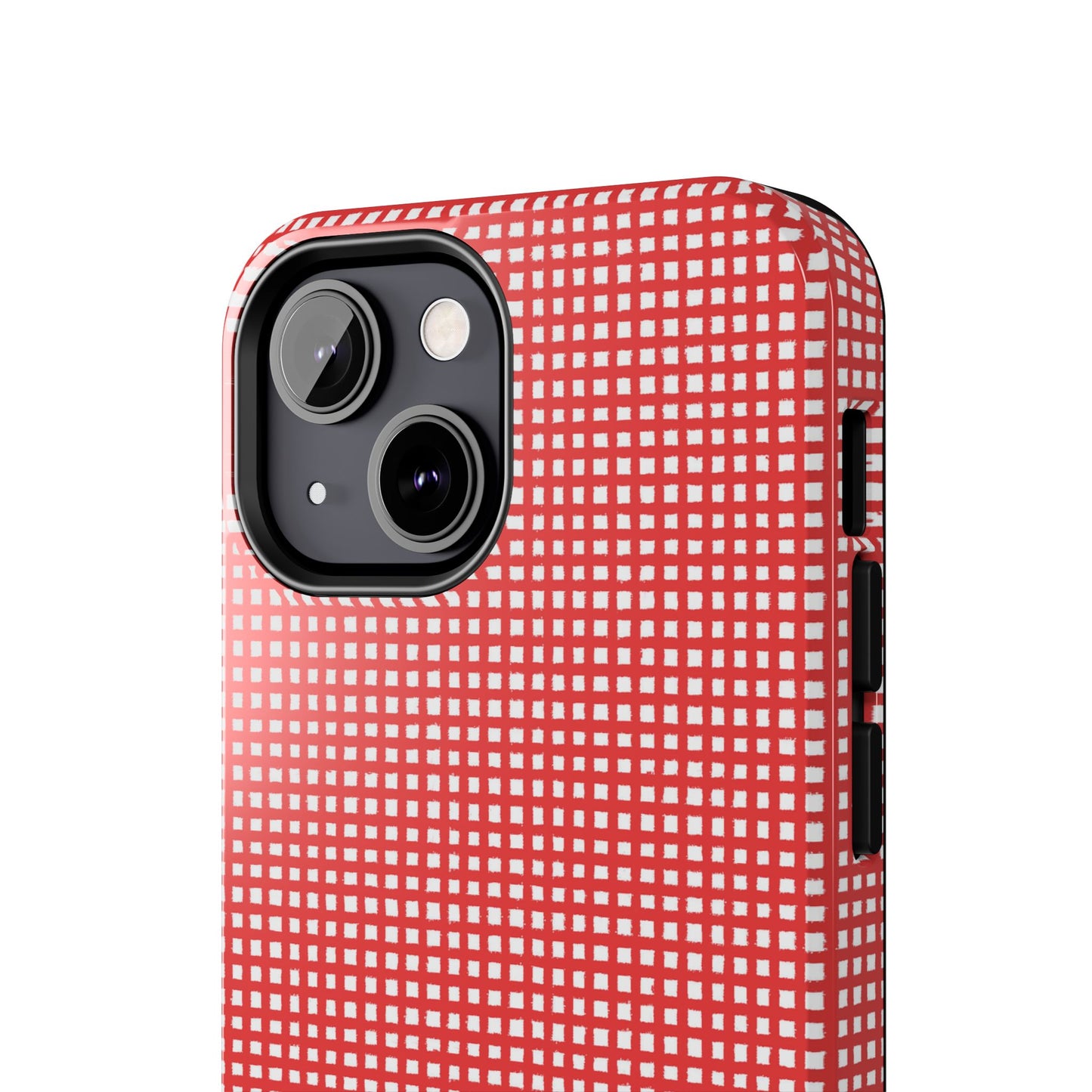 Chipper Check Red Phone Case