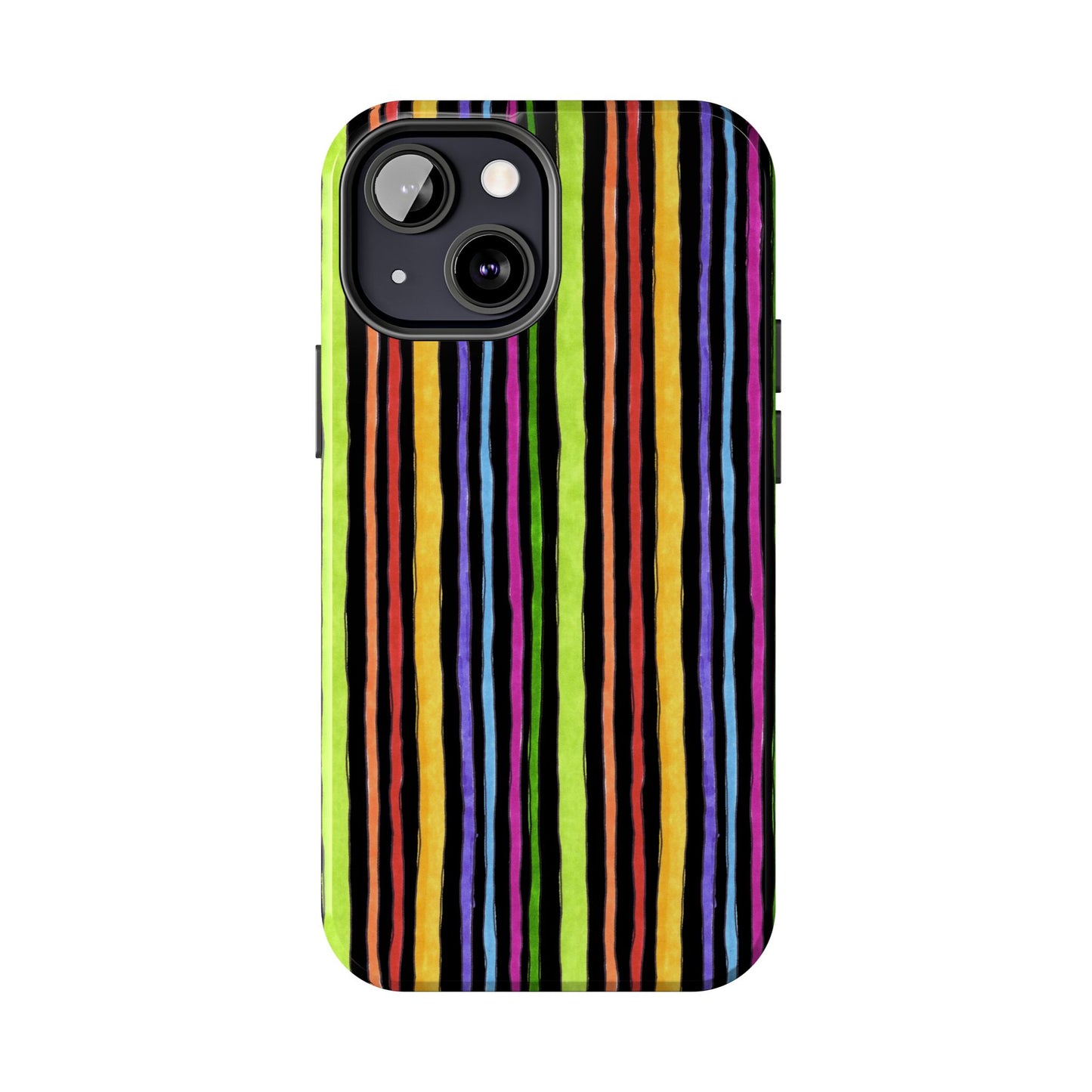 Stripe Fancy Black Phone Case