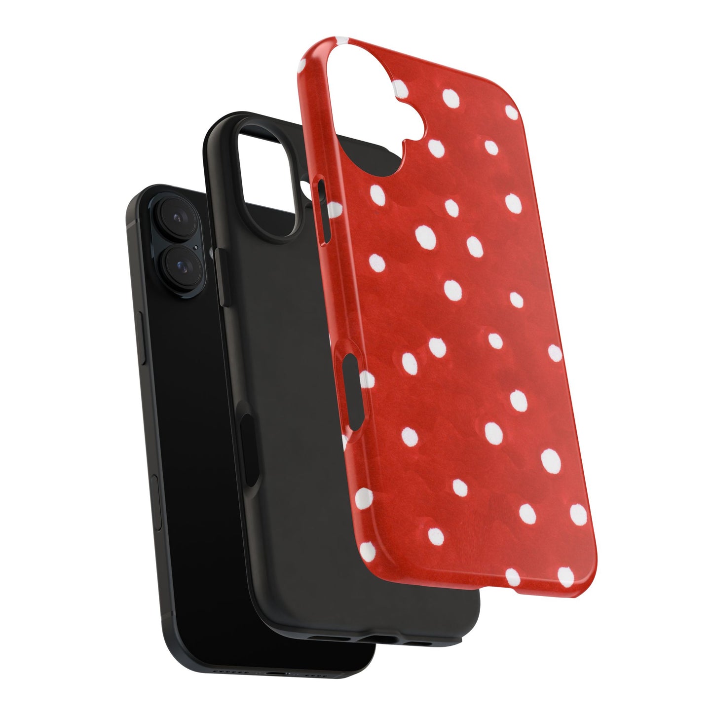 Dots Red Phone Case