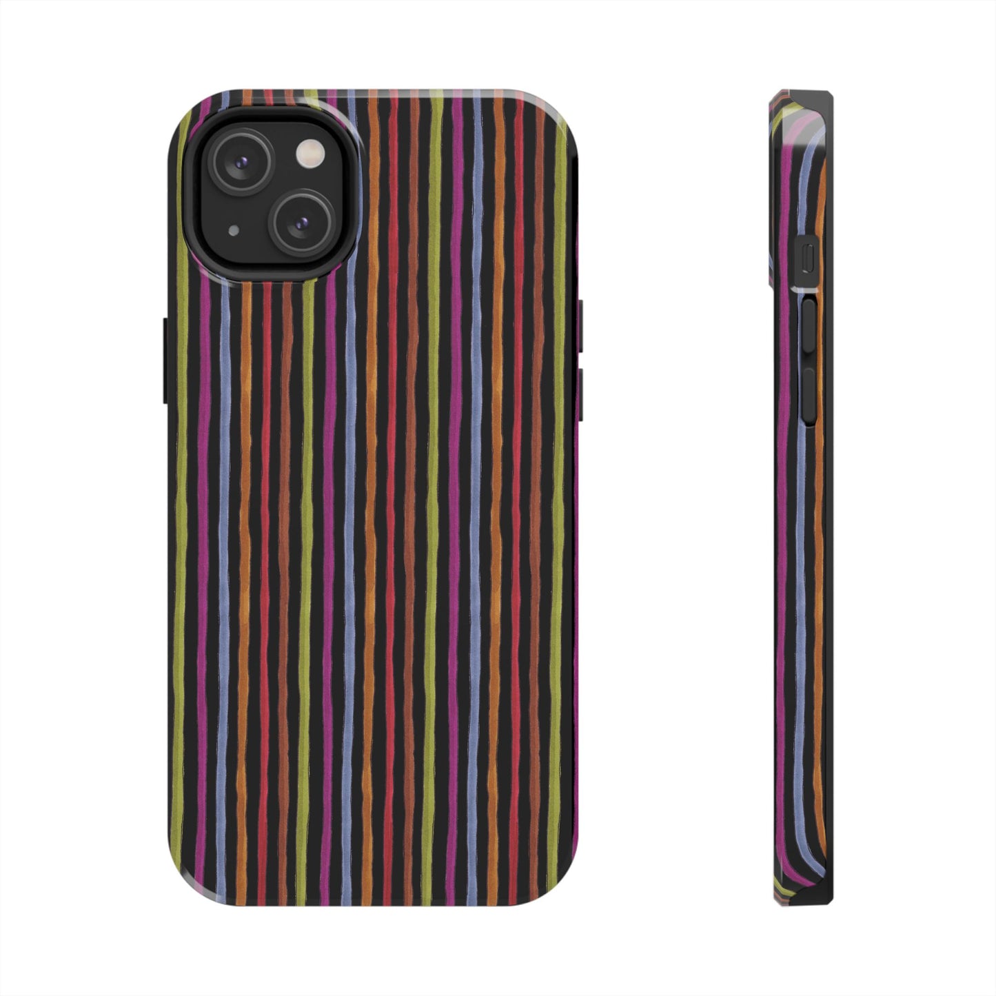 Stripe Black Phone Case