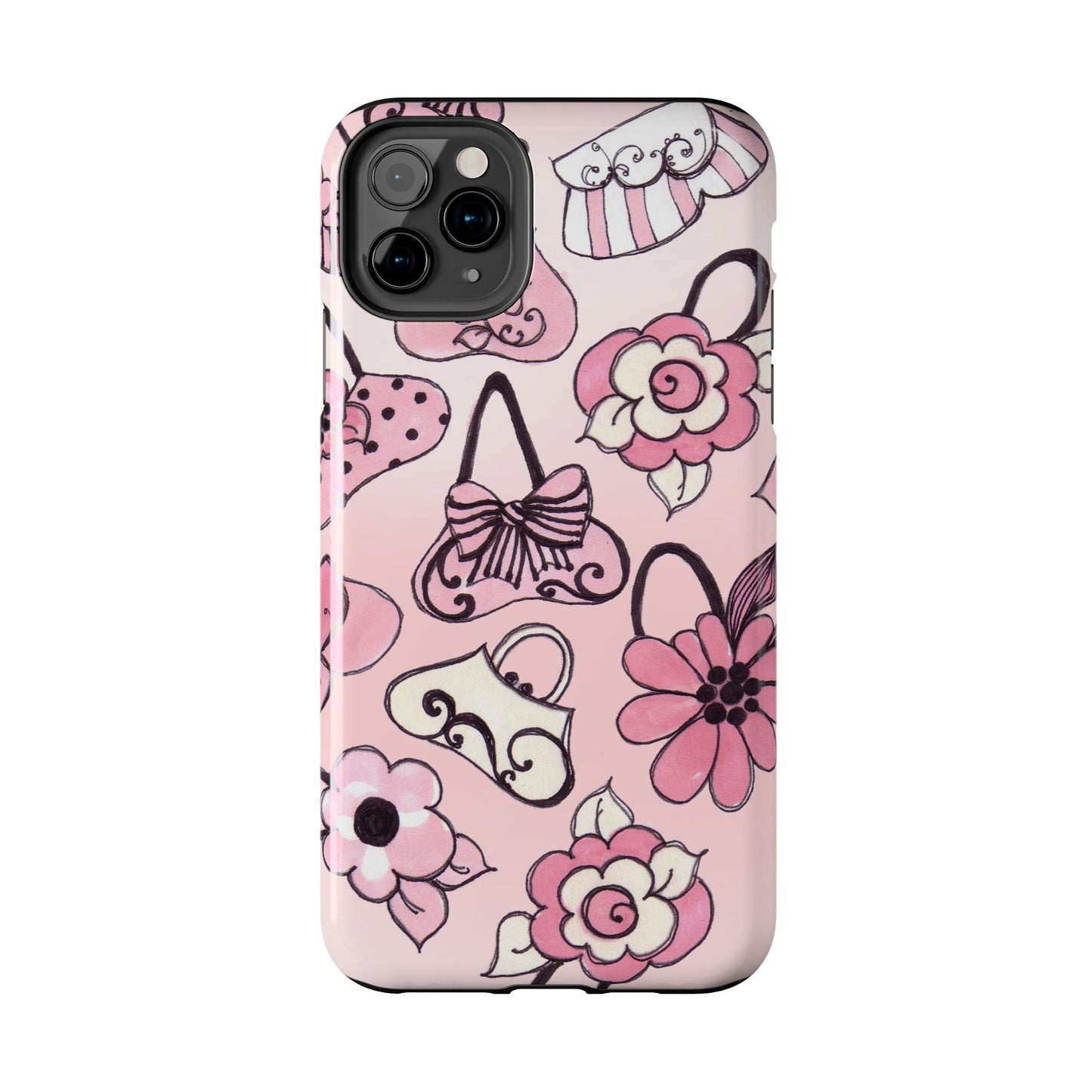 Cat Bags Pink Phone Case
