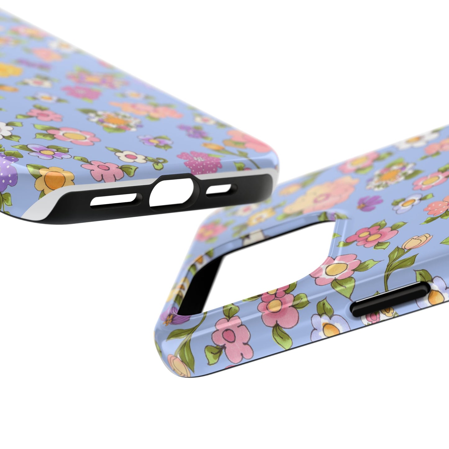 Flowery Blue Phone Case
