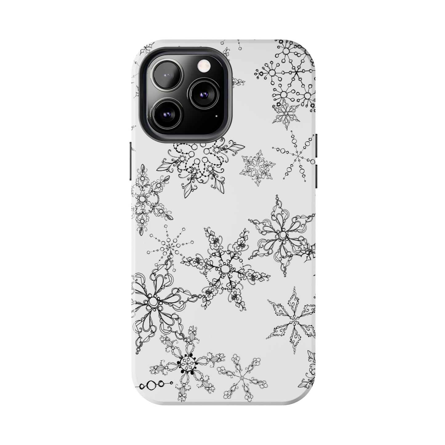 Random Flakes White Phone Case