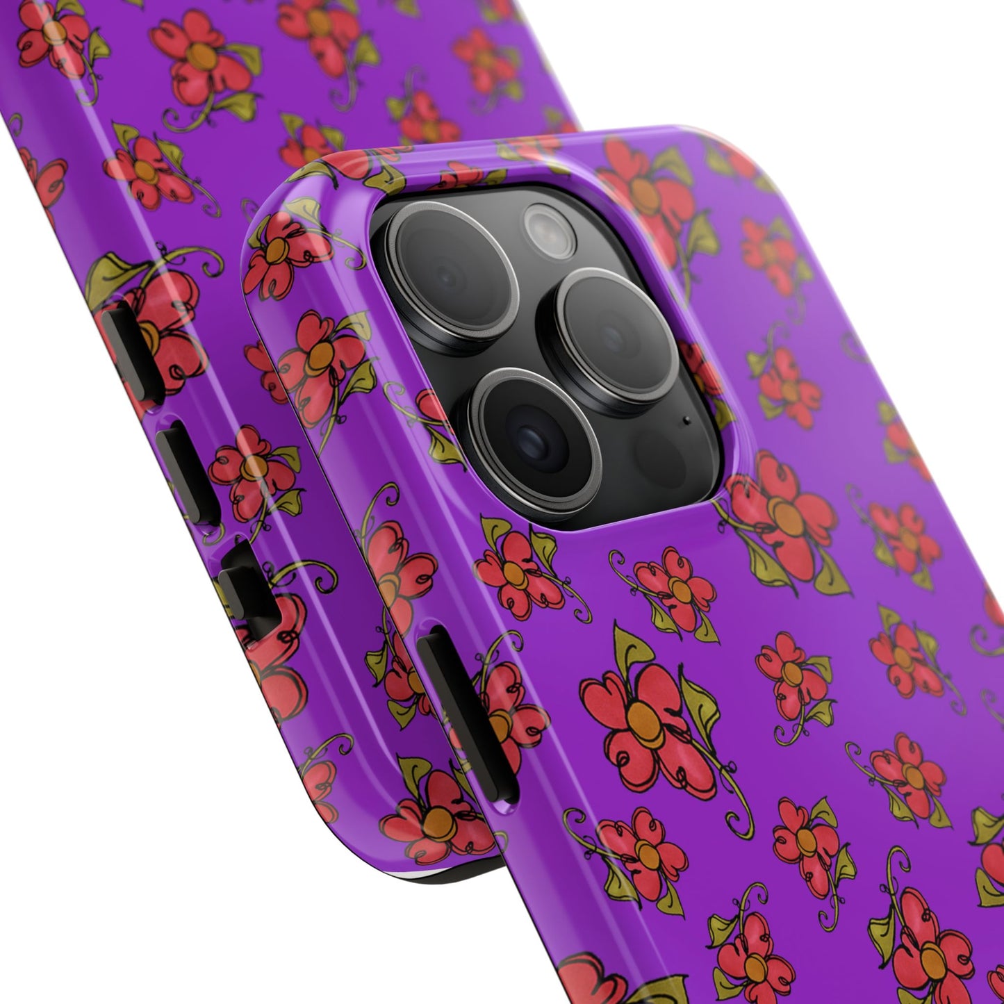 Daisy Caper Purple Phone Case