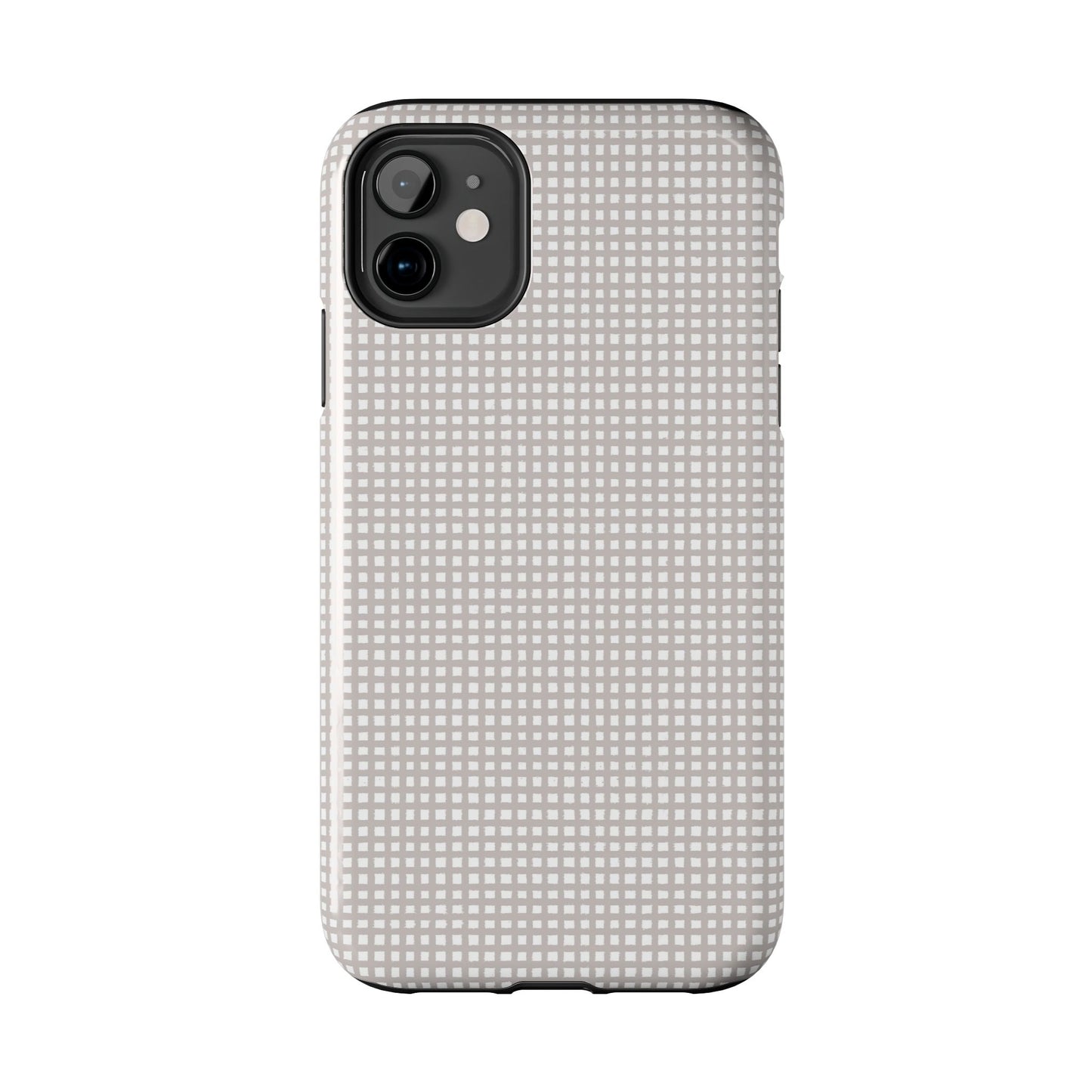 Chipper Check Gray Phone Case