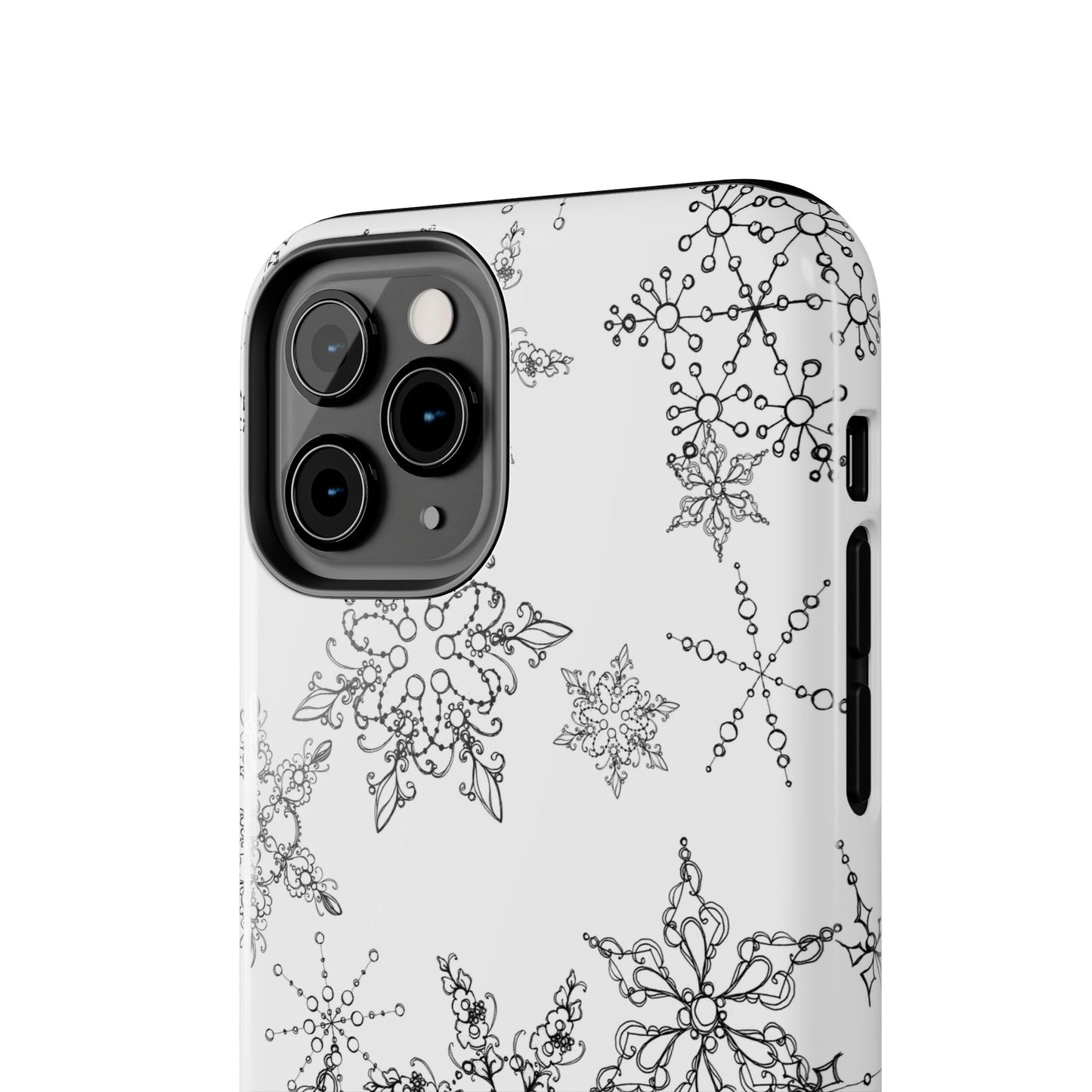 Random Flakes White Phone Case