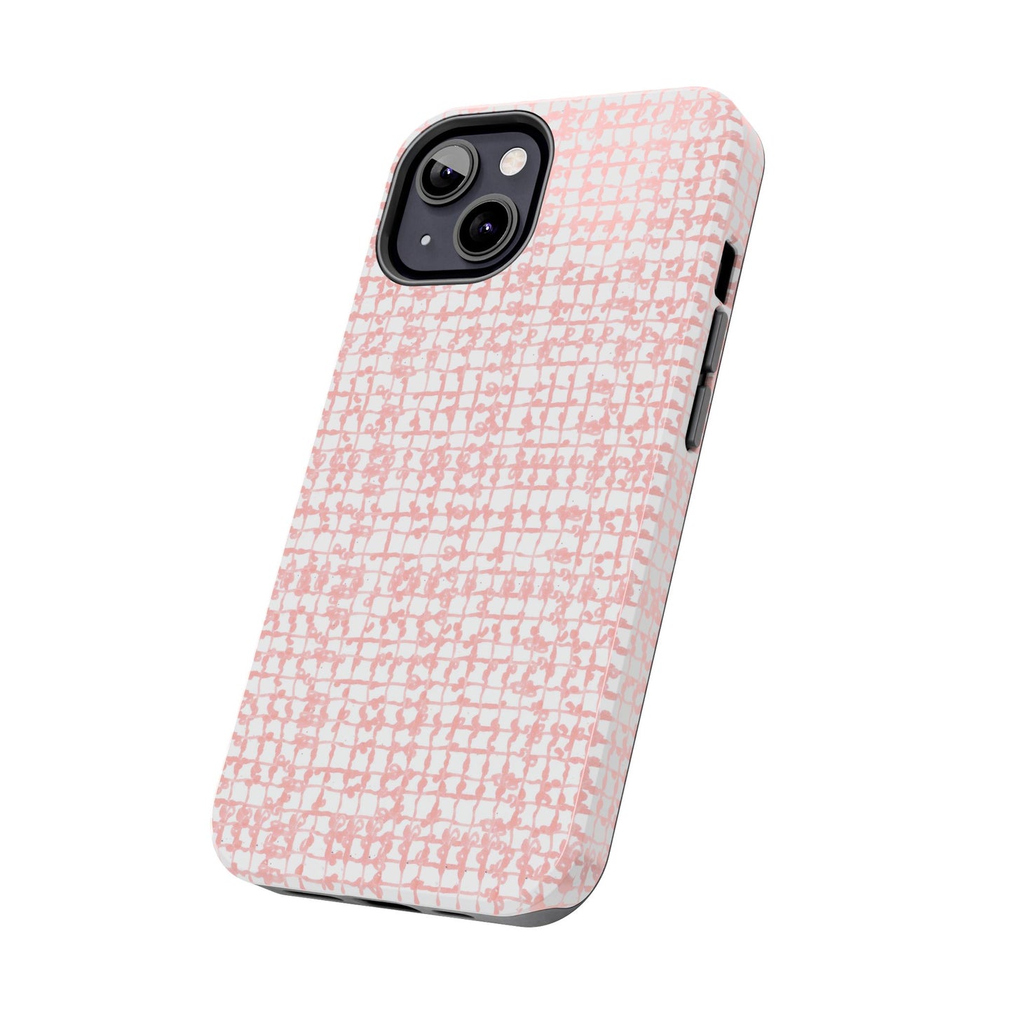 Baby Yarn Check Pink Phone Case