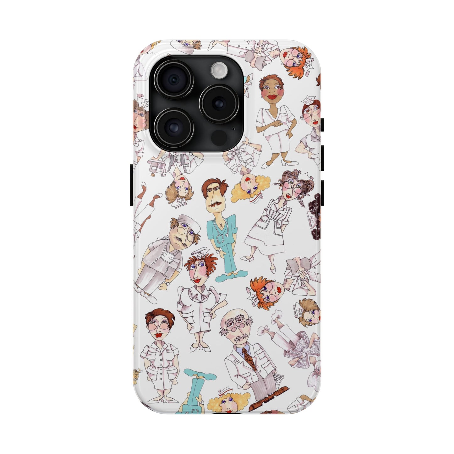 Happy Staff White Phone Case