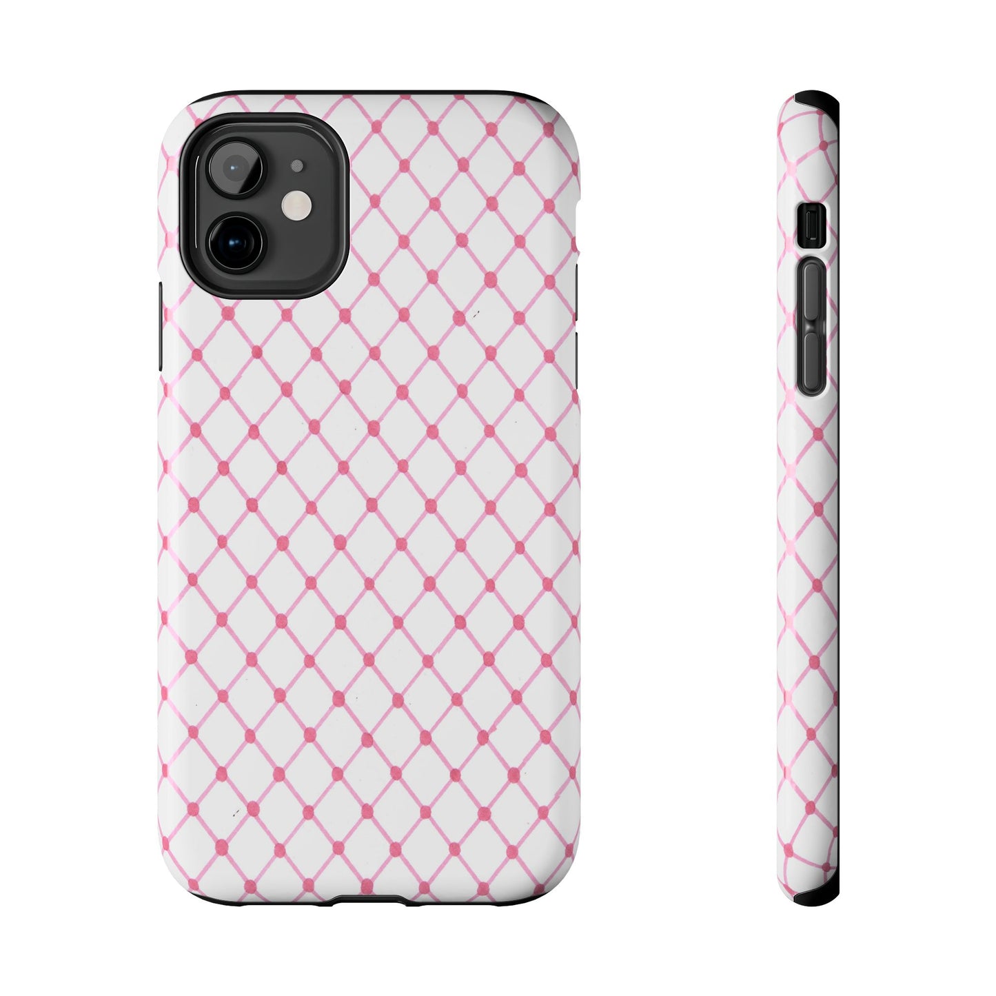 Diamond White / Pink Phone Case