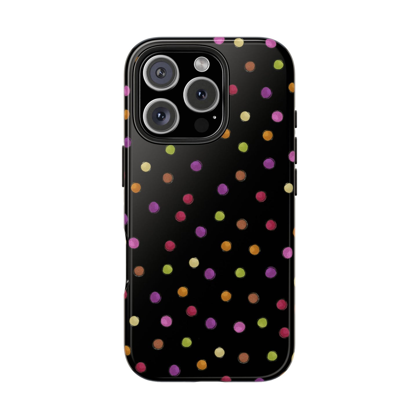Tea Dot Black Phone Case