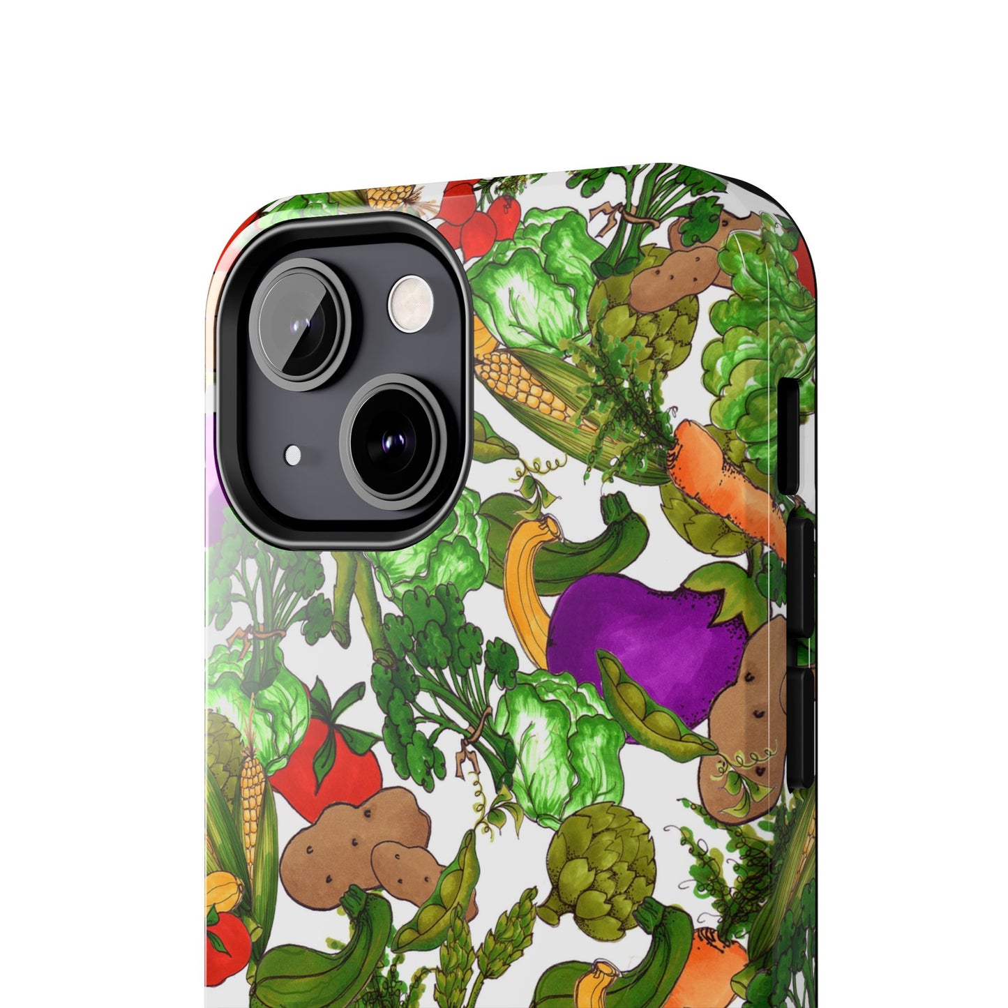 Veggie Jungle White Phone Case