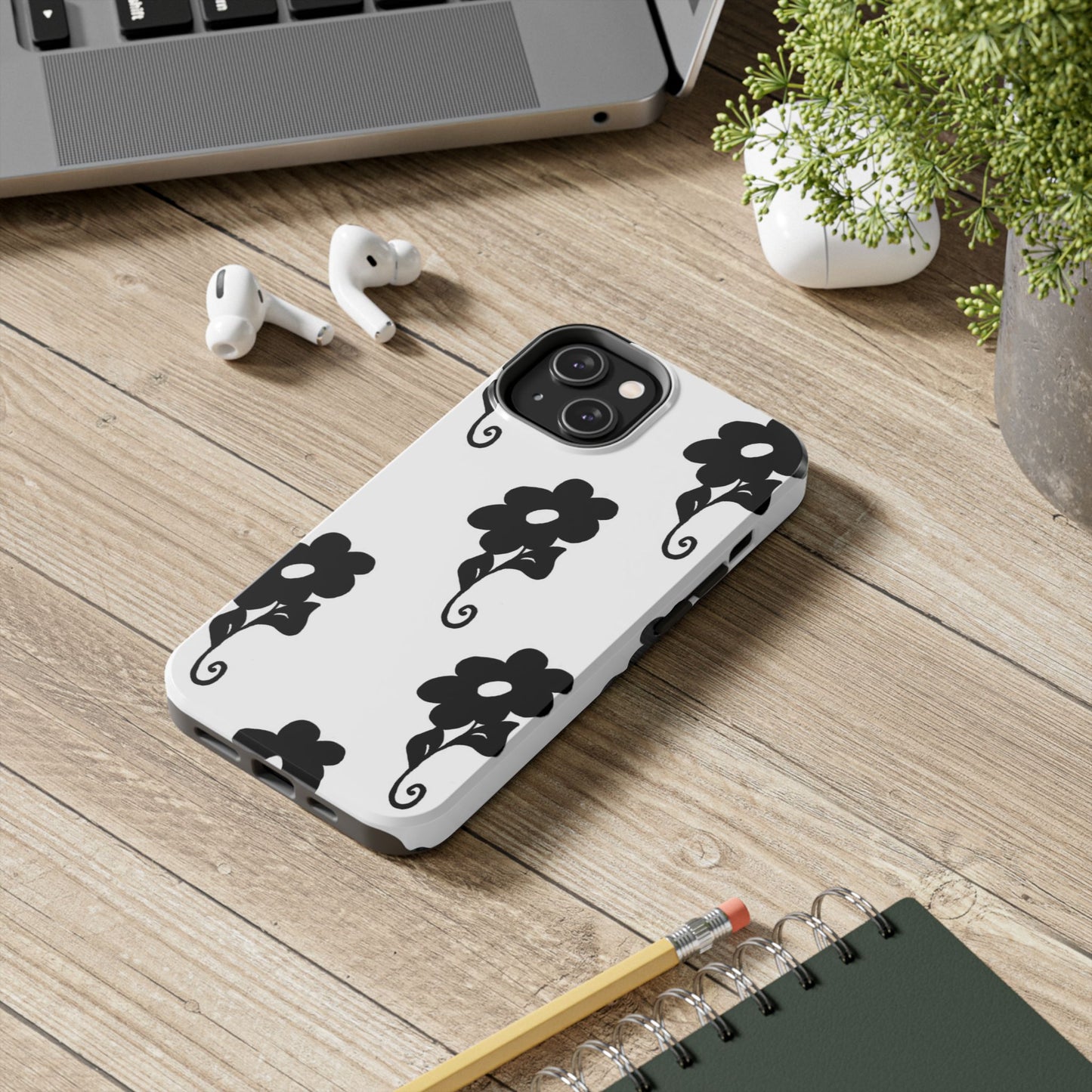 Daring Daisy White Phone Case
