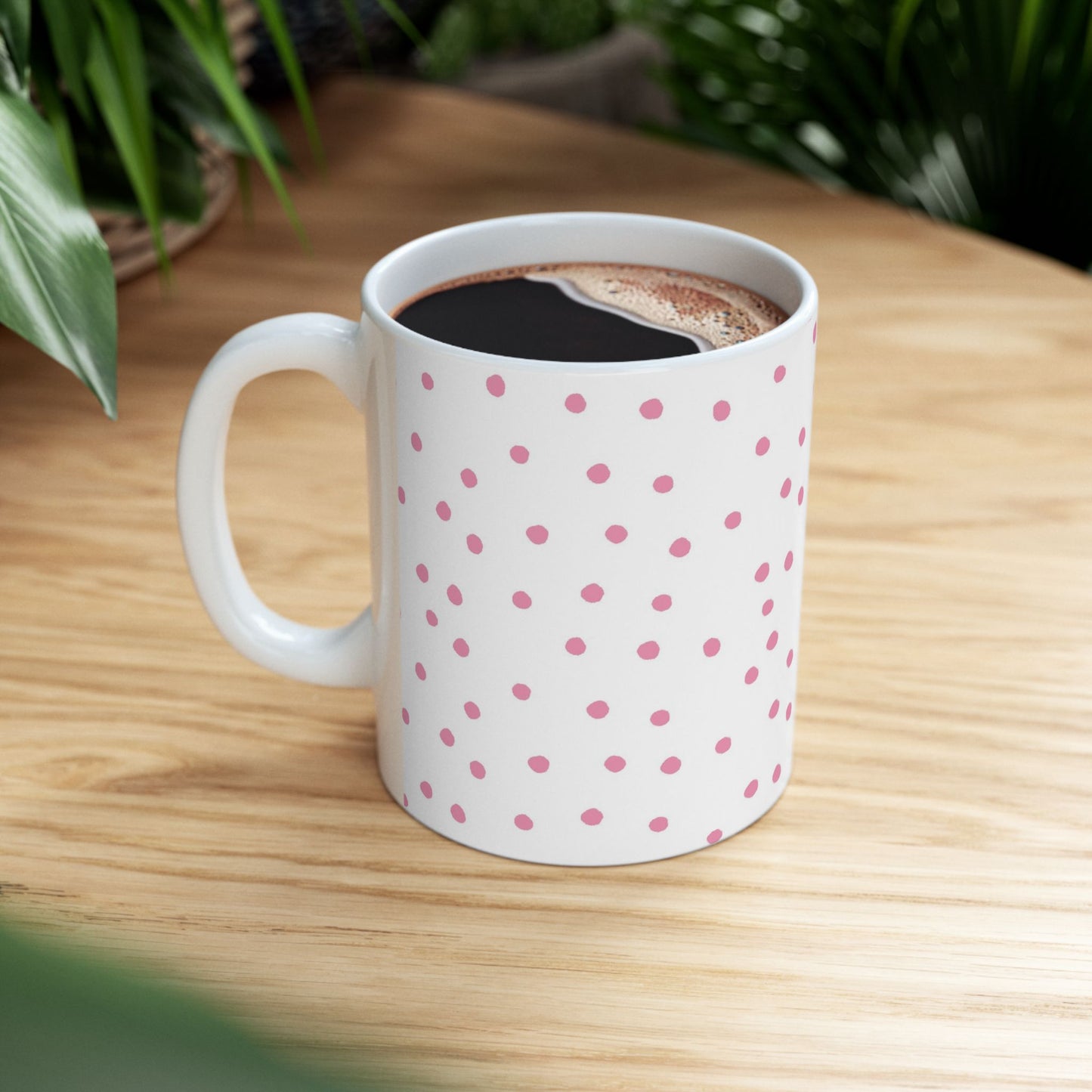 Dinky Dots White / Pink Cup