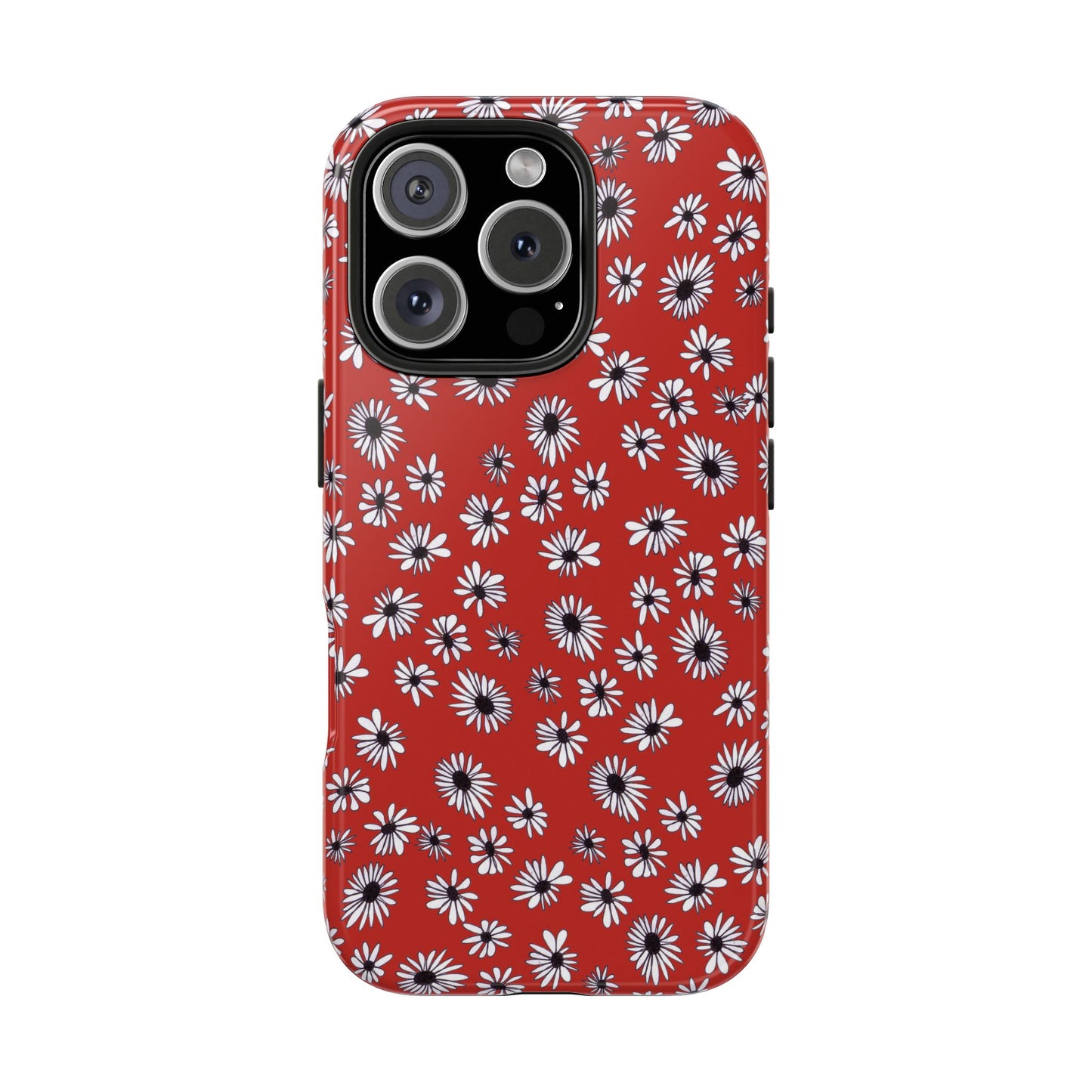 Random Daisy Red / White Phone Case