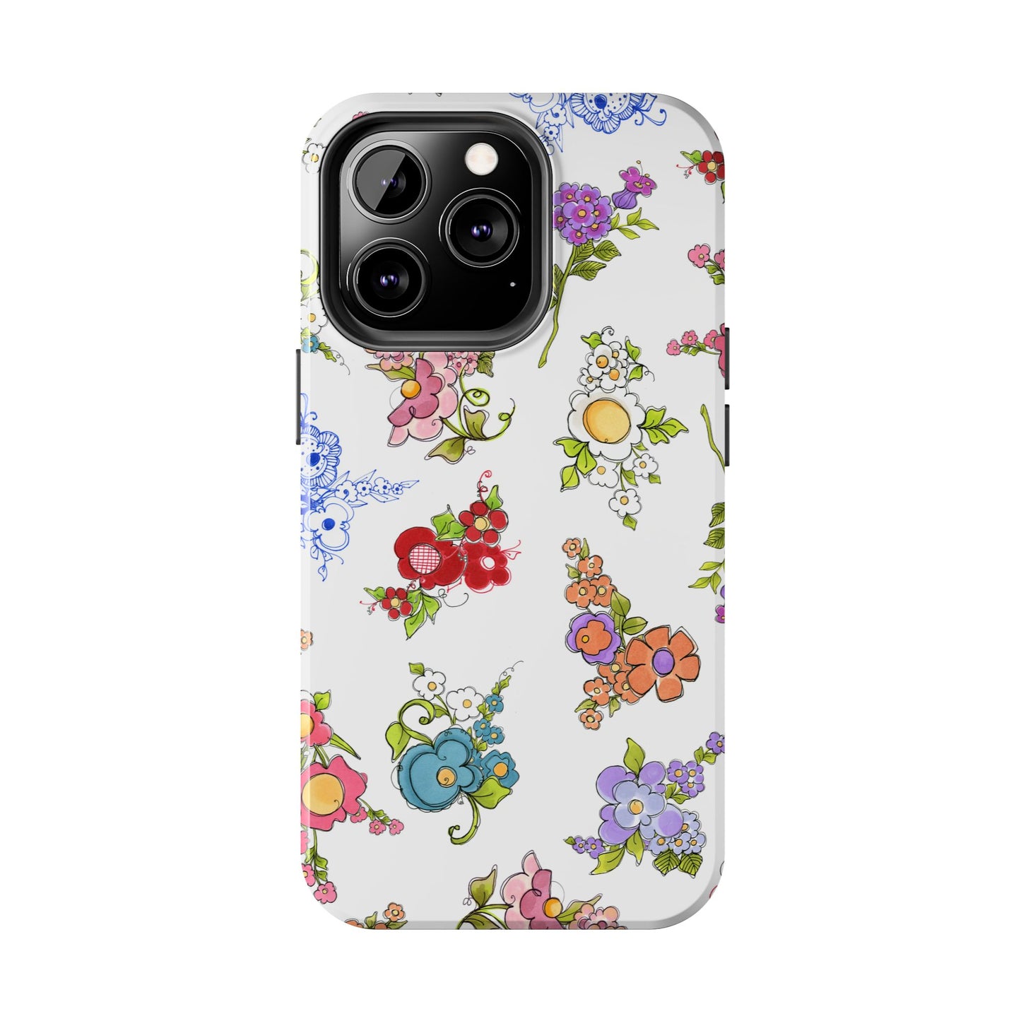 Mixed Bouquets White Phone Case