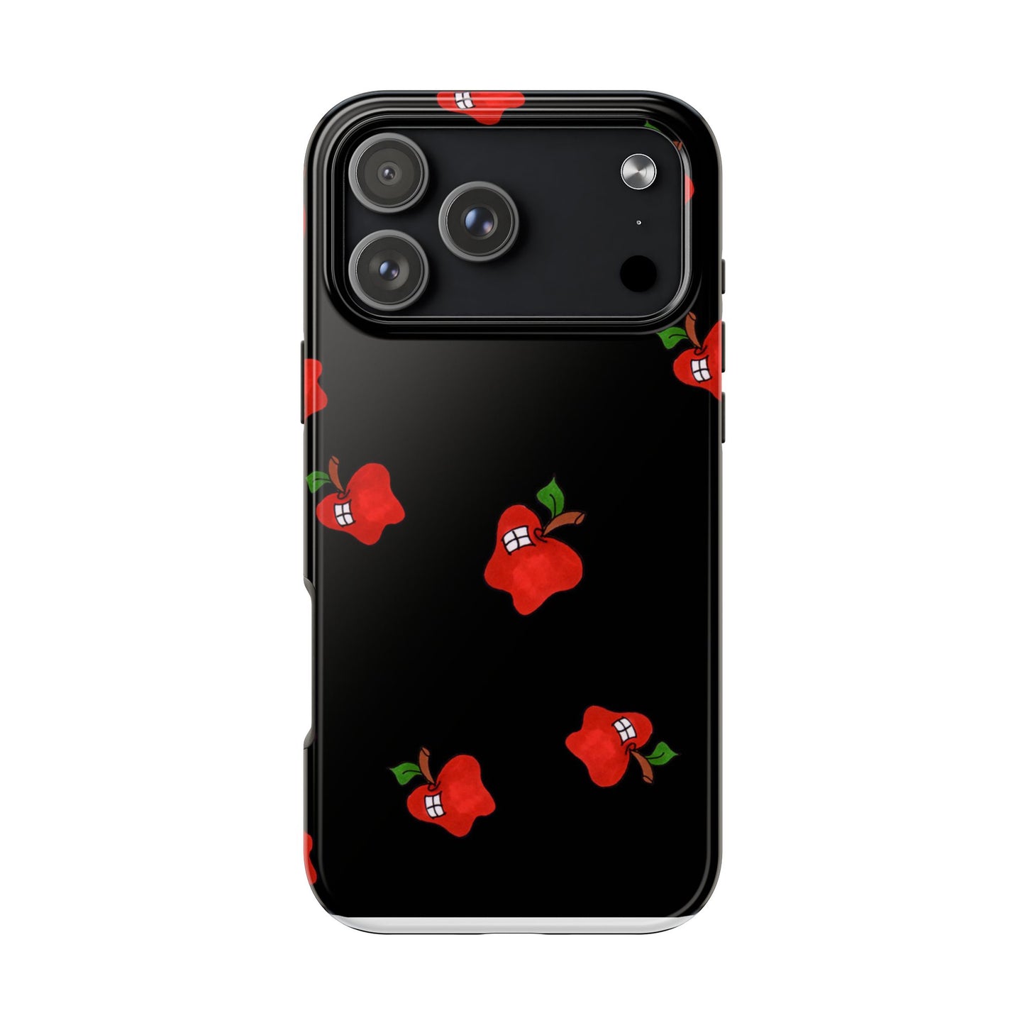 Flying Apples Black Phone Case
