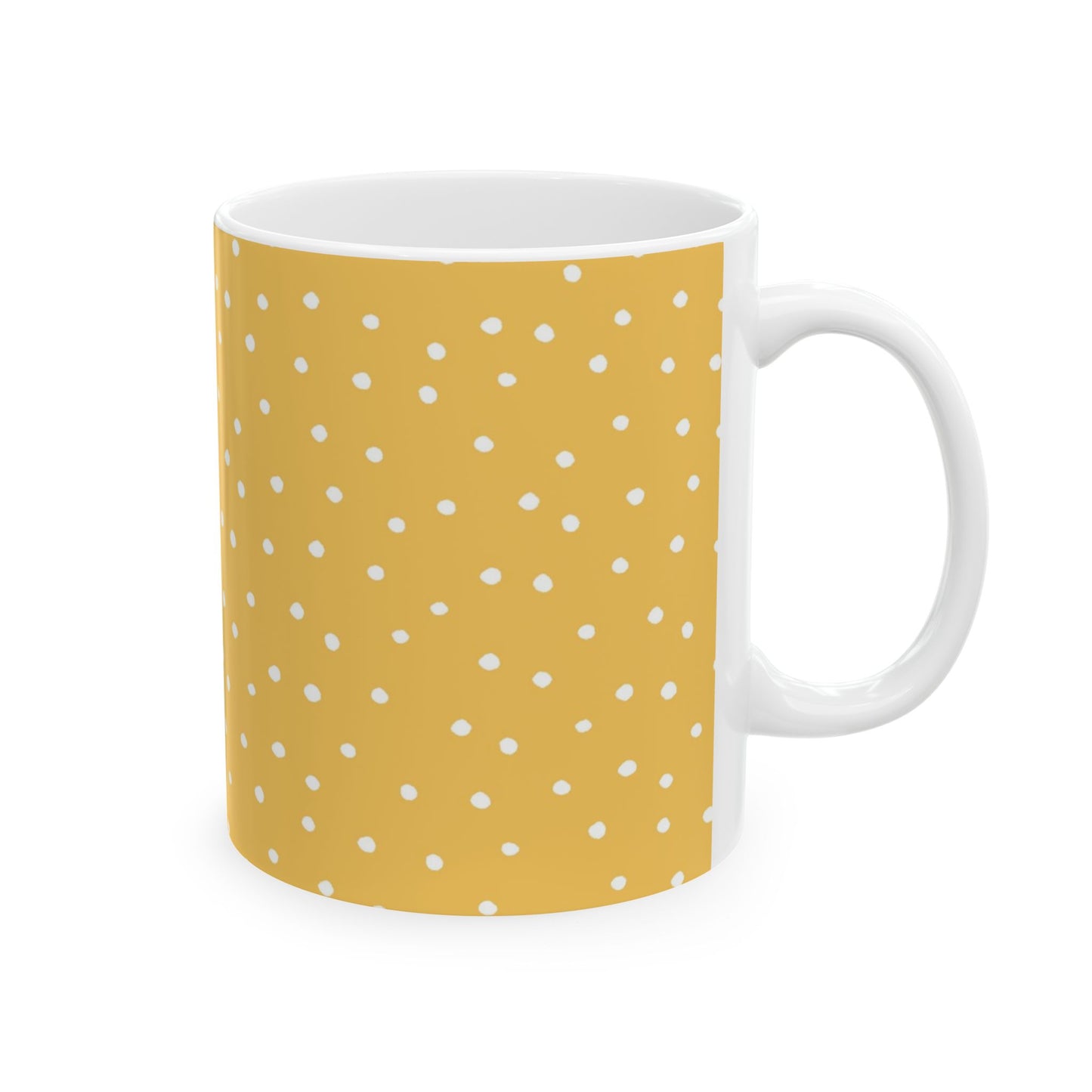Dinky Dots Yellow / White Cup