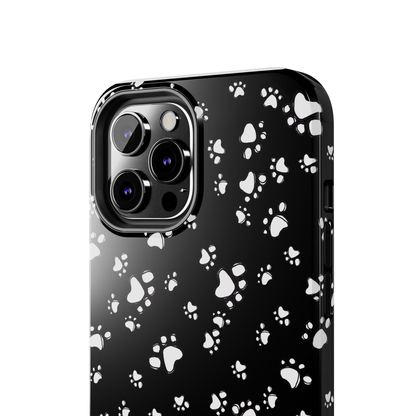 Paw Flakes Black Phone Case