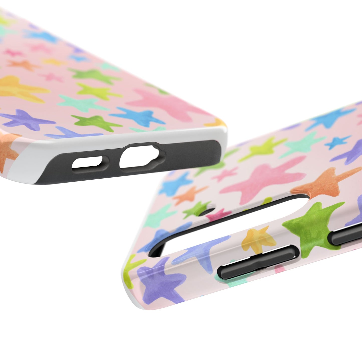 Happy Stars Pink Phone Case