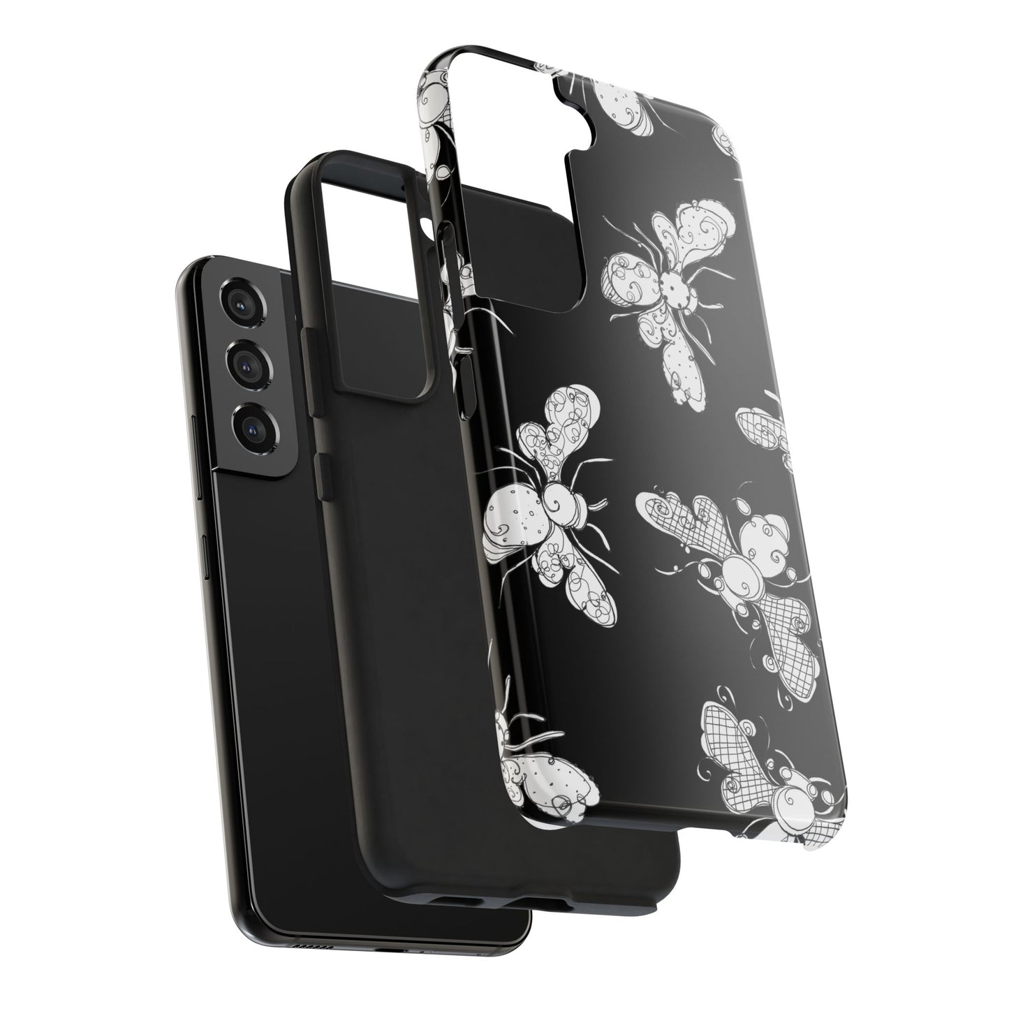 Busy Bee Black Phone Case