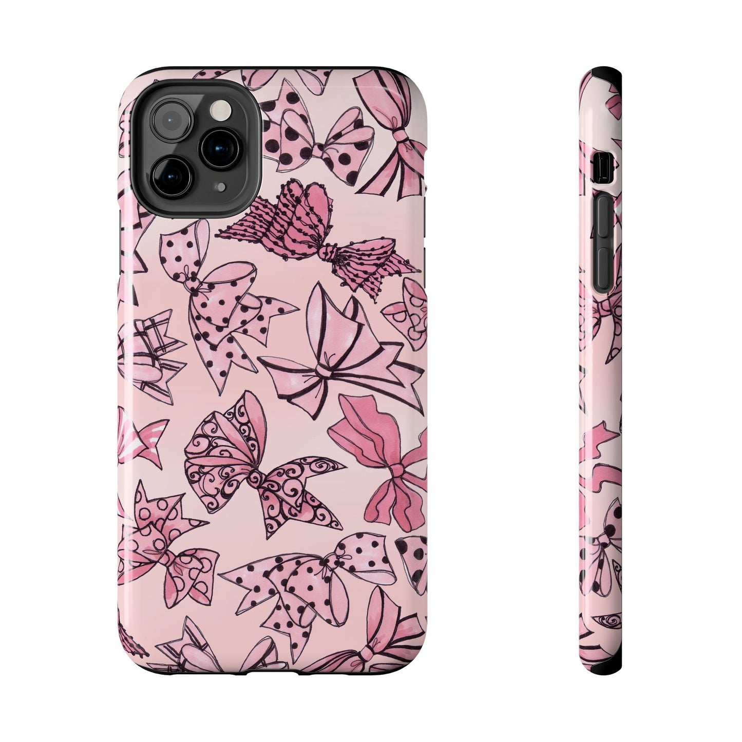Blushing Bows Pink Sky Phone Case