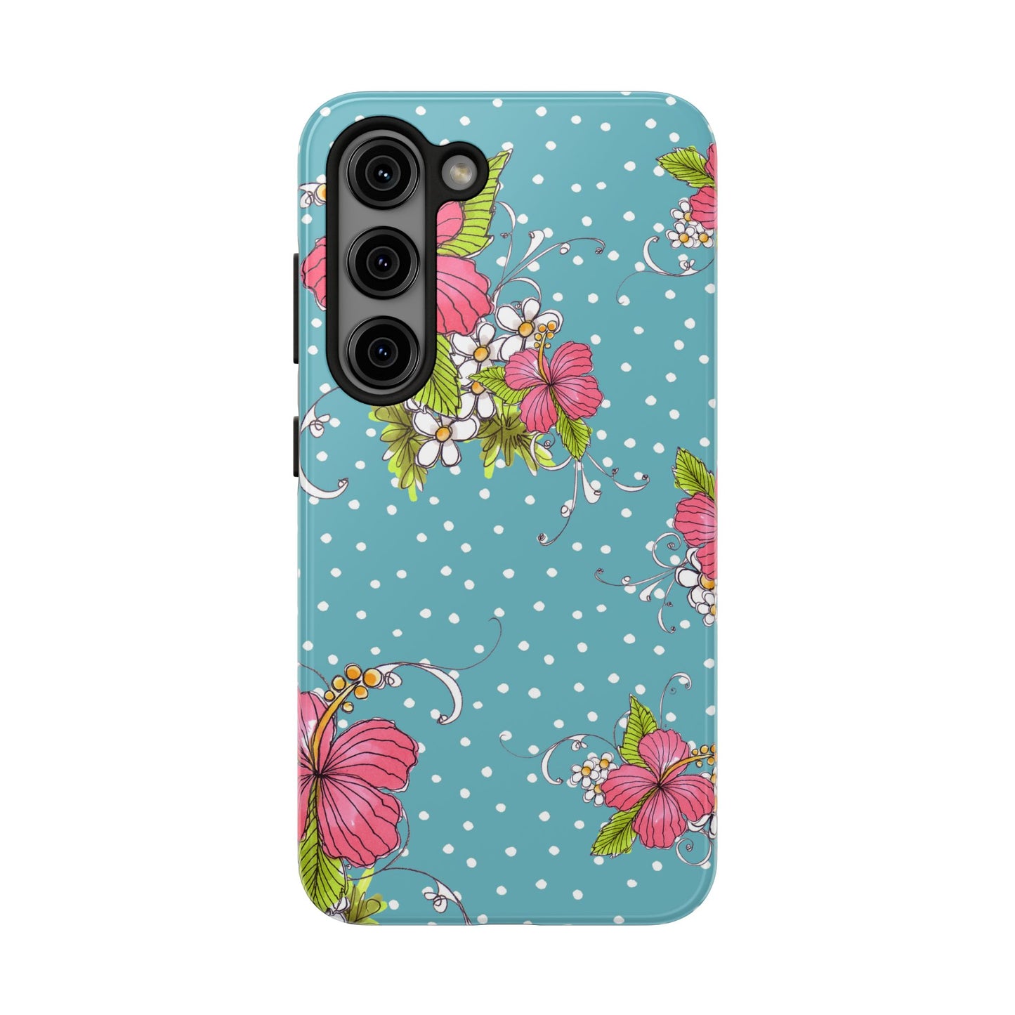 Lady Luau Turquoise Phone Case