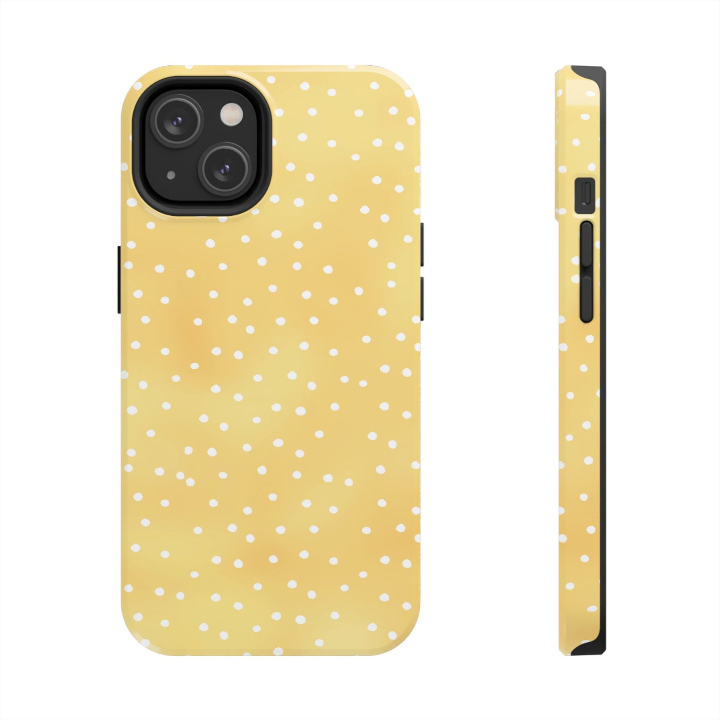 Dinky Dots Sunshine / White Phone Case