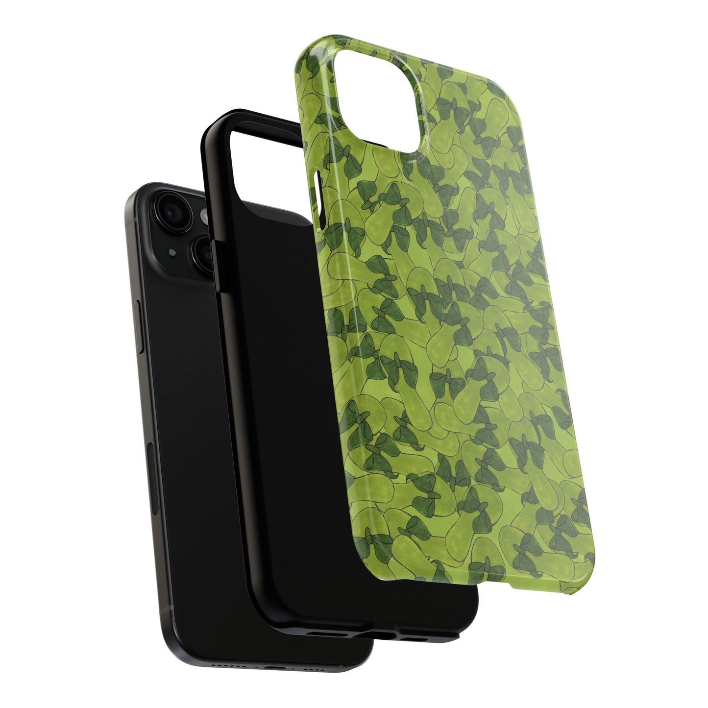 Green Flip Flops Phone Case
