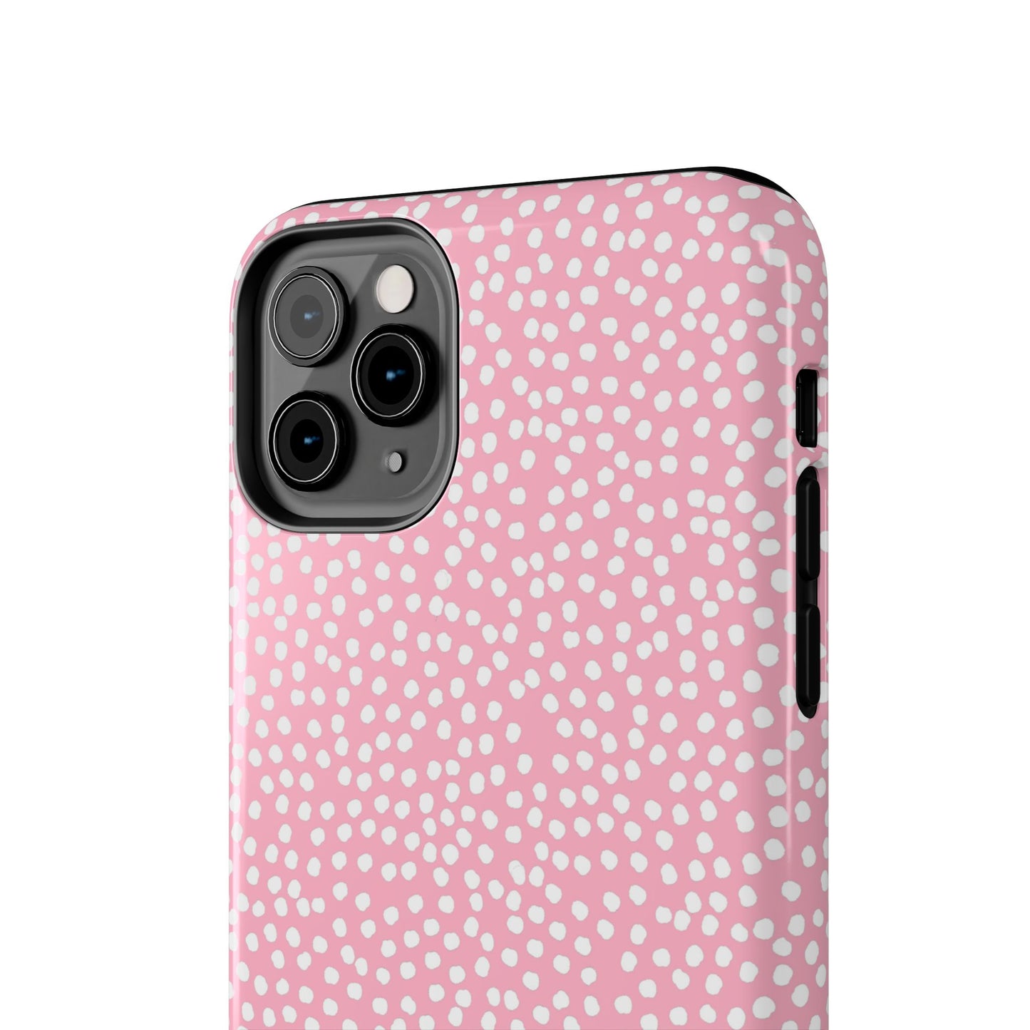 Bitty Dots Pink / White Phone Case